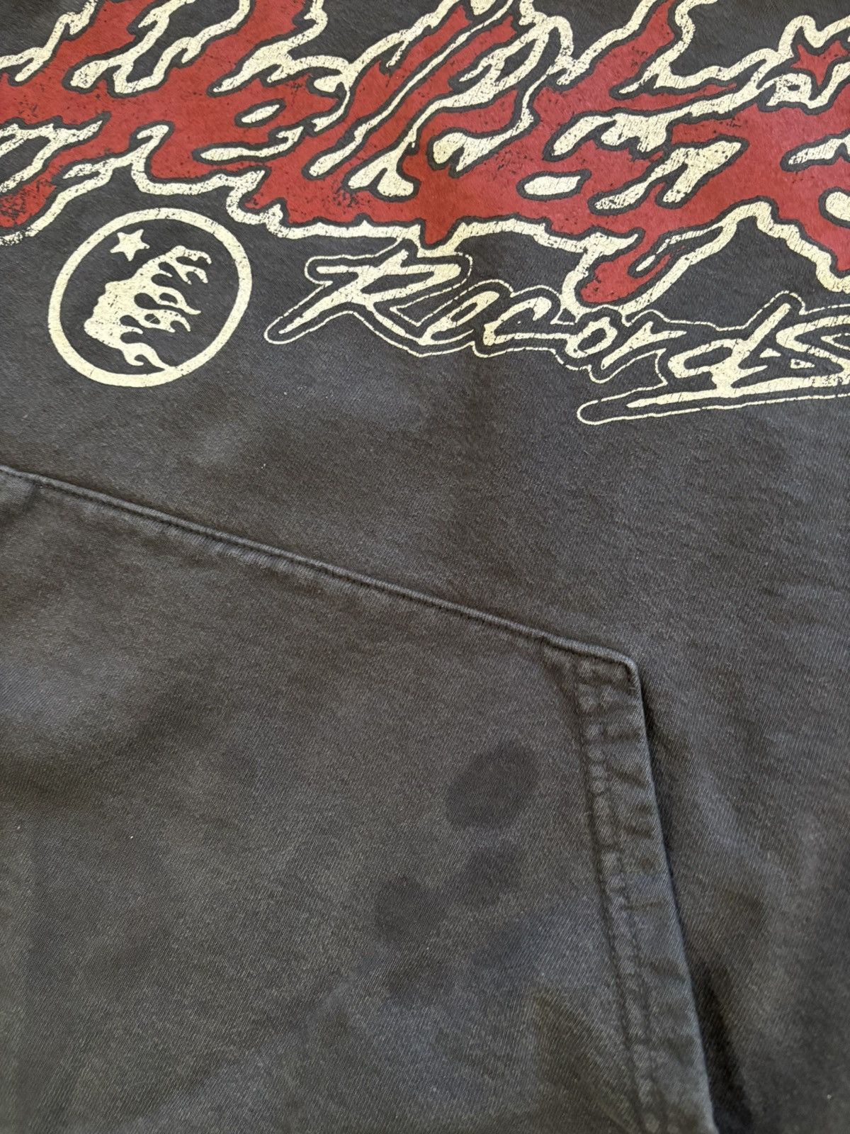 HELLSTAR Cool Grey Hellstar Records Hoodie Size US L / EU 52-54 / 3 - 3 Thumbnail