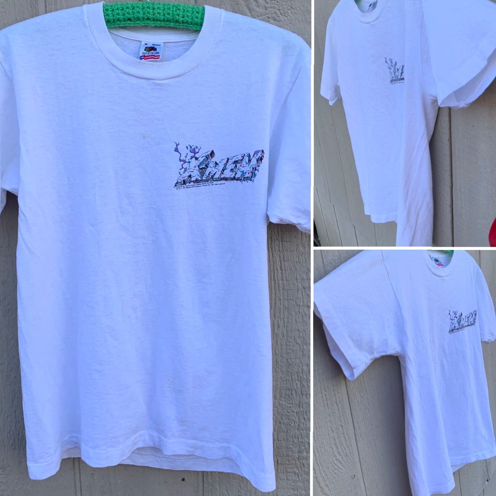 Vintage VINTAGE X-Men 1991 Marvel Comic Images t Shirt Magneto Wolverine 90s XMen Size M Mens White Graphic Tee Short Sleeve Cotton 100% Size US M / EU 48-50 / 2 - 3 Thumbnail