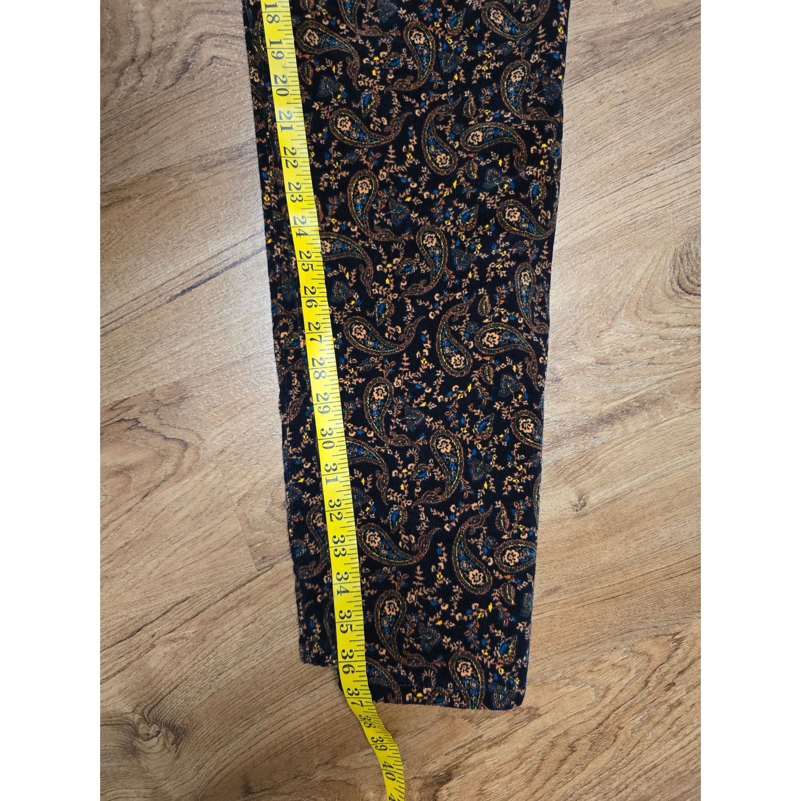 Croft & Barrow Croft & Barrow Paisley Corduroy Pants Floral Multicolor 10P Size US 30 / EU 46 - 13 Thumbnail