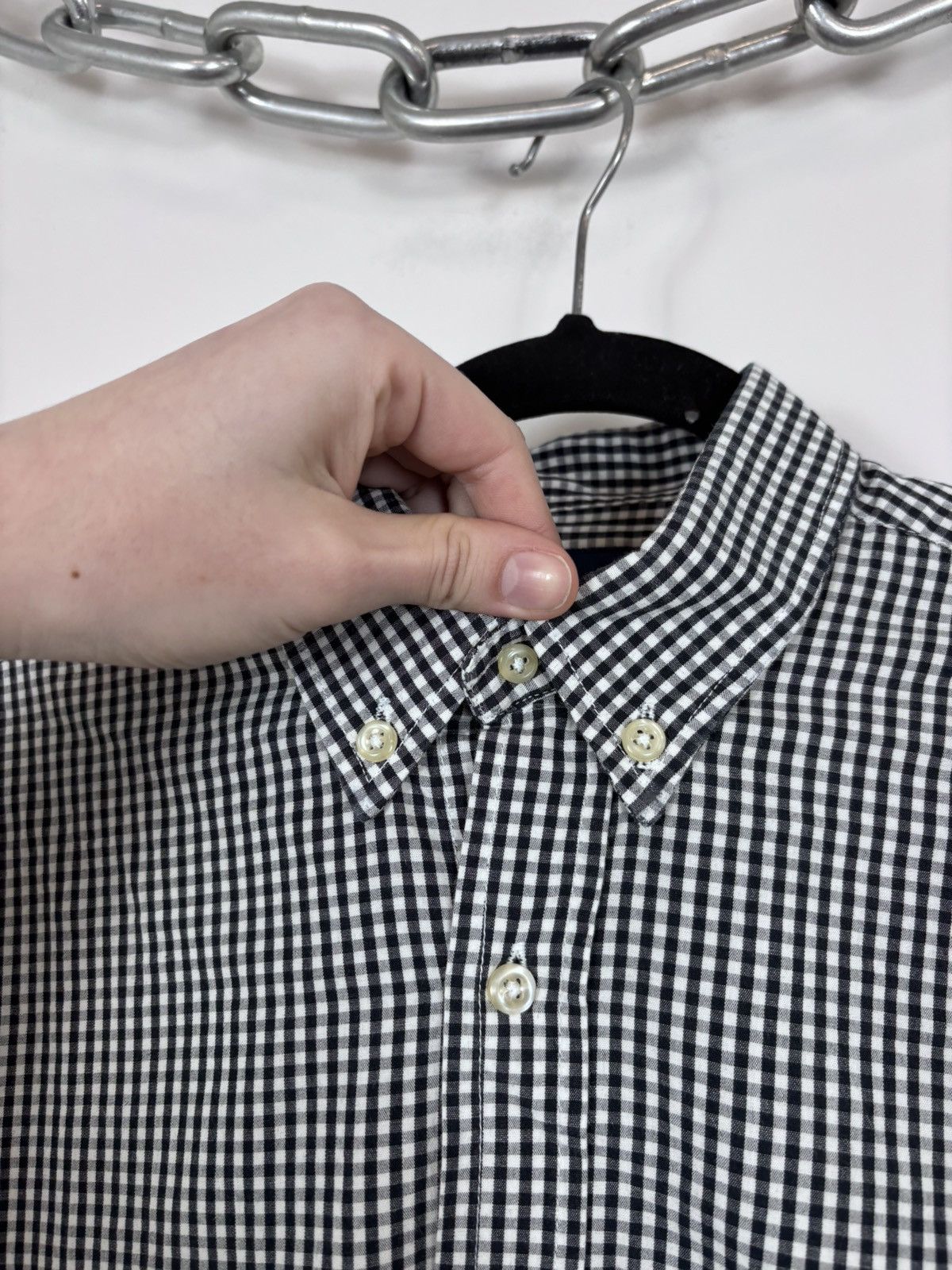 Polo Ralph Lauren Polo Ralph Lauren Vintage Gingham Check Long Sleeve Shirt Size US M / EU 48-50 / 2 - 5 Thumbnail