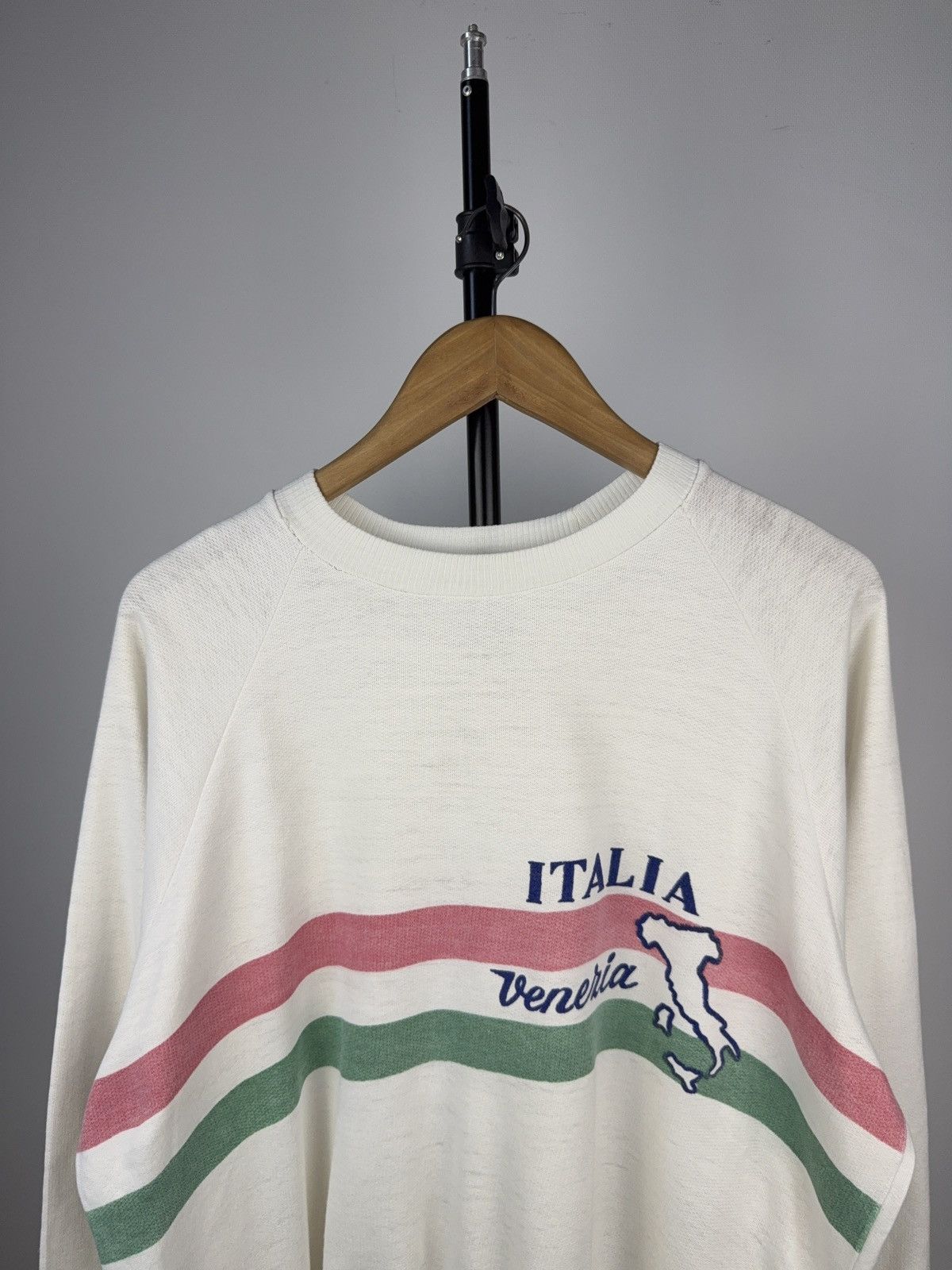Vintage Vintage Retro 80s Italia Venezia Sweatshirt Made in Italy Size US L / EU 52-54 / 3 - 2 Thumbnail