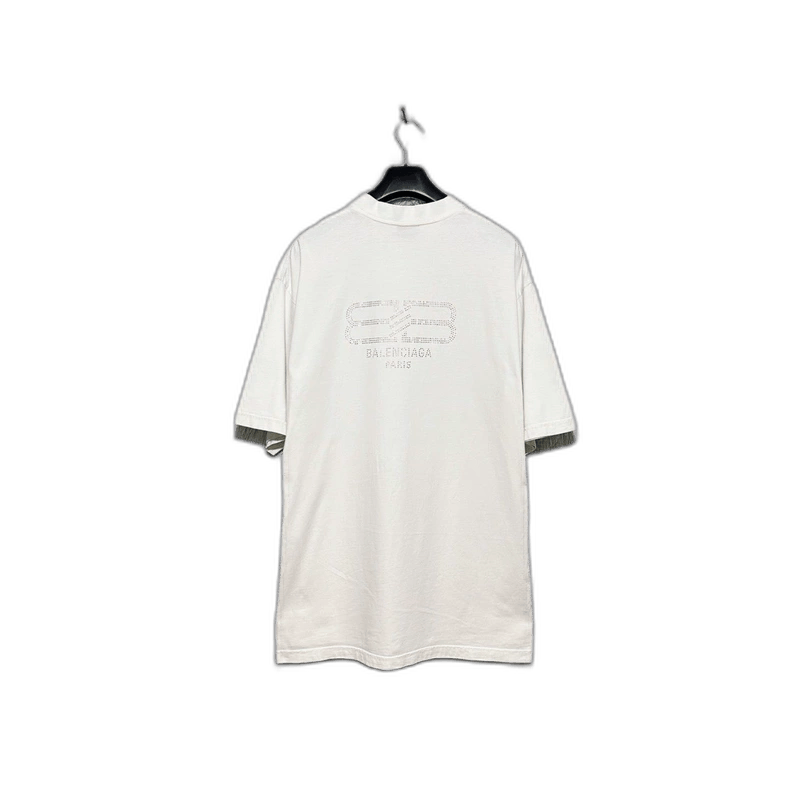 Balenciaga Balenciaga Crystal Logo Short Sleeve T-Shirt Size US S / EU 44-46 / 1 - 1 Thumbnail