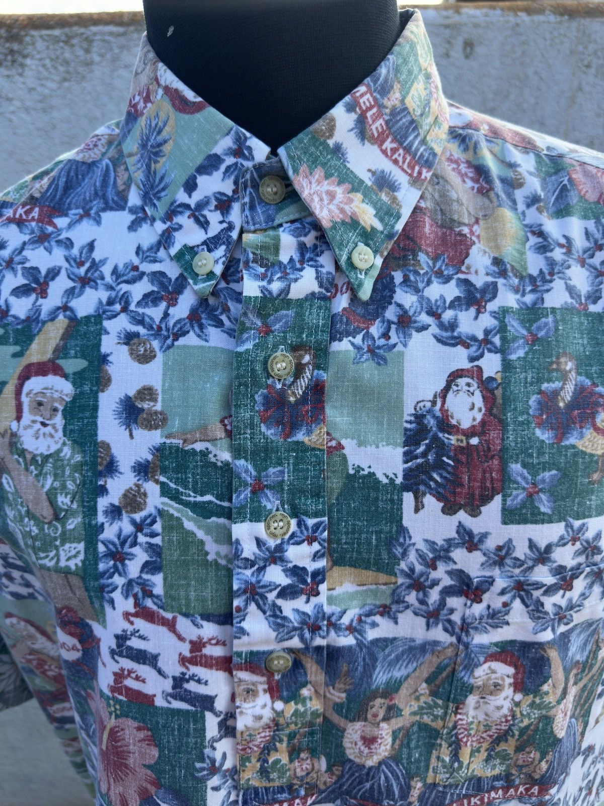 Reyn Spooner Reyn Spooner Mele Kalikimaka Christmas Shirt Men's XL Size US XL / EU 56 / 4 - 3 Thumbnail
