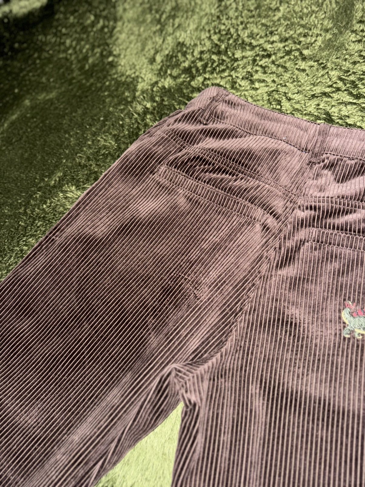 Dime [M] Dime Baggy Dino Embroidered Corduroy Pants Brown Size US 32 / EU 48 - 10 Thumbnail