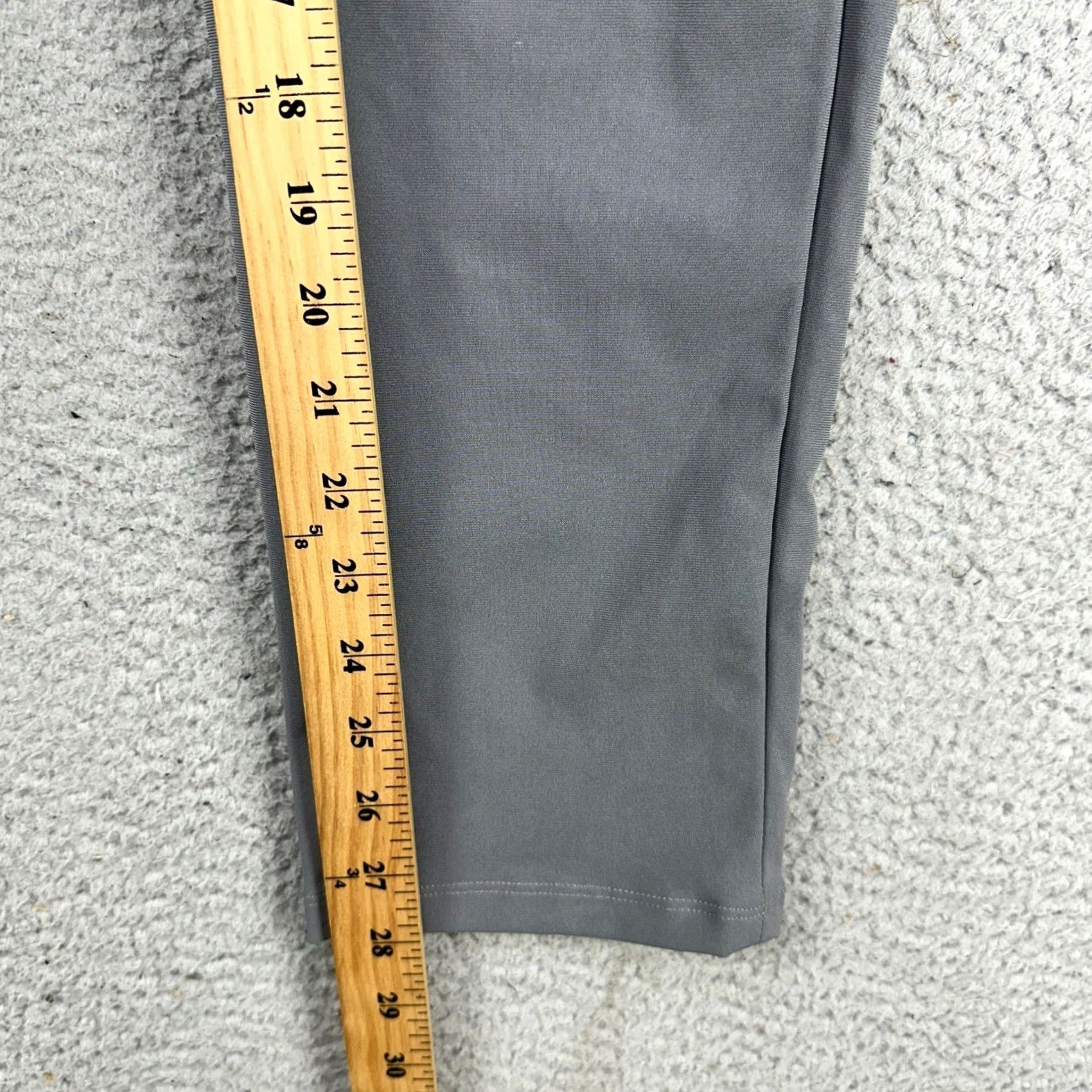 Lululemon Lululemon ABC Pants Chino Golf Mens 33 Gray 5 Pocket Flat Front Logo Size US 33 - 7 Thumbnail