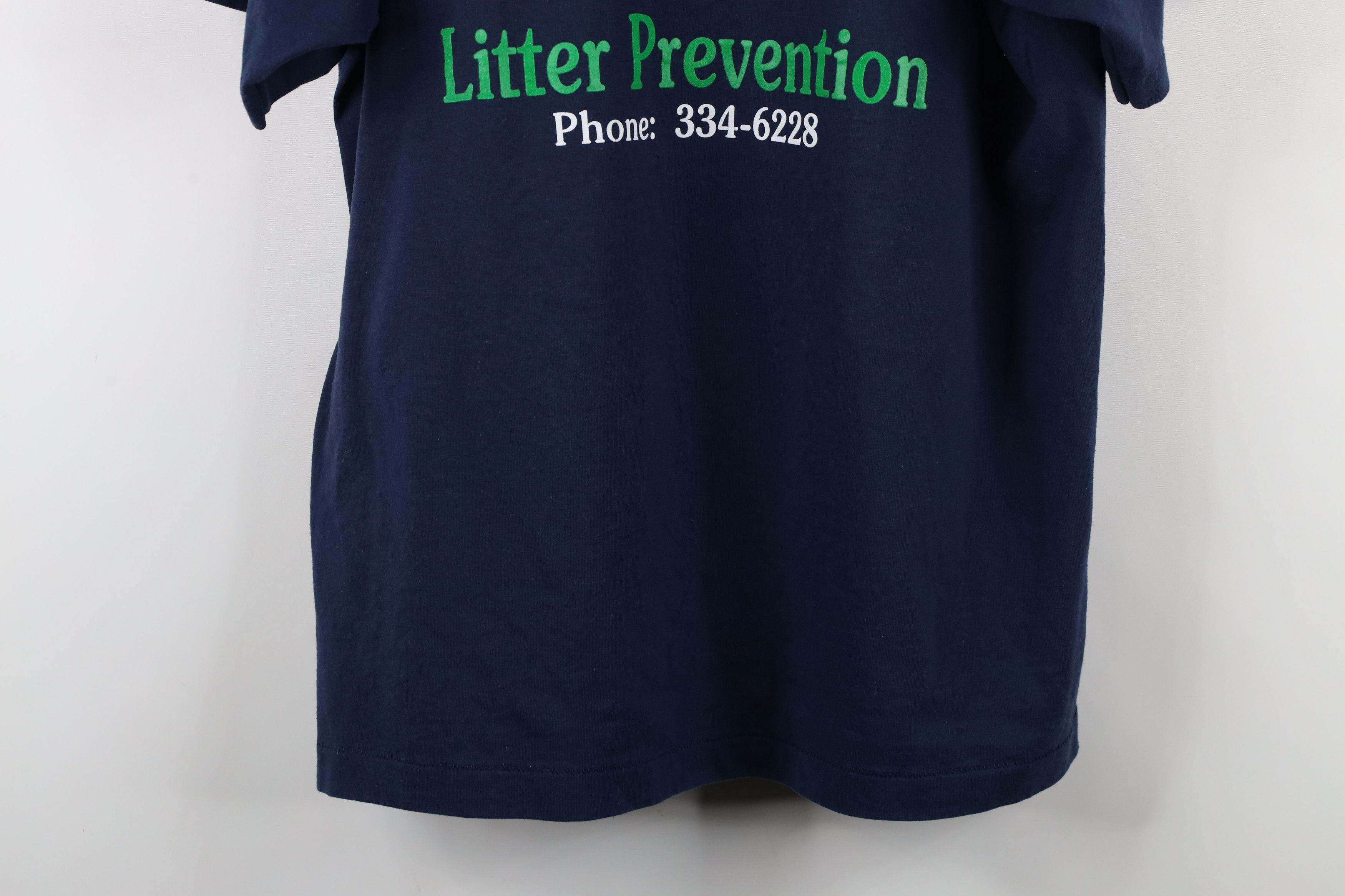 Vintage Vintage 90s Streetwear Reuse Recycle Space Earth T-Shirt Size US XL / EU 56 / 4 - 10 Thumbnail
