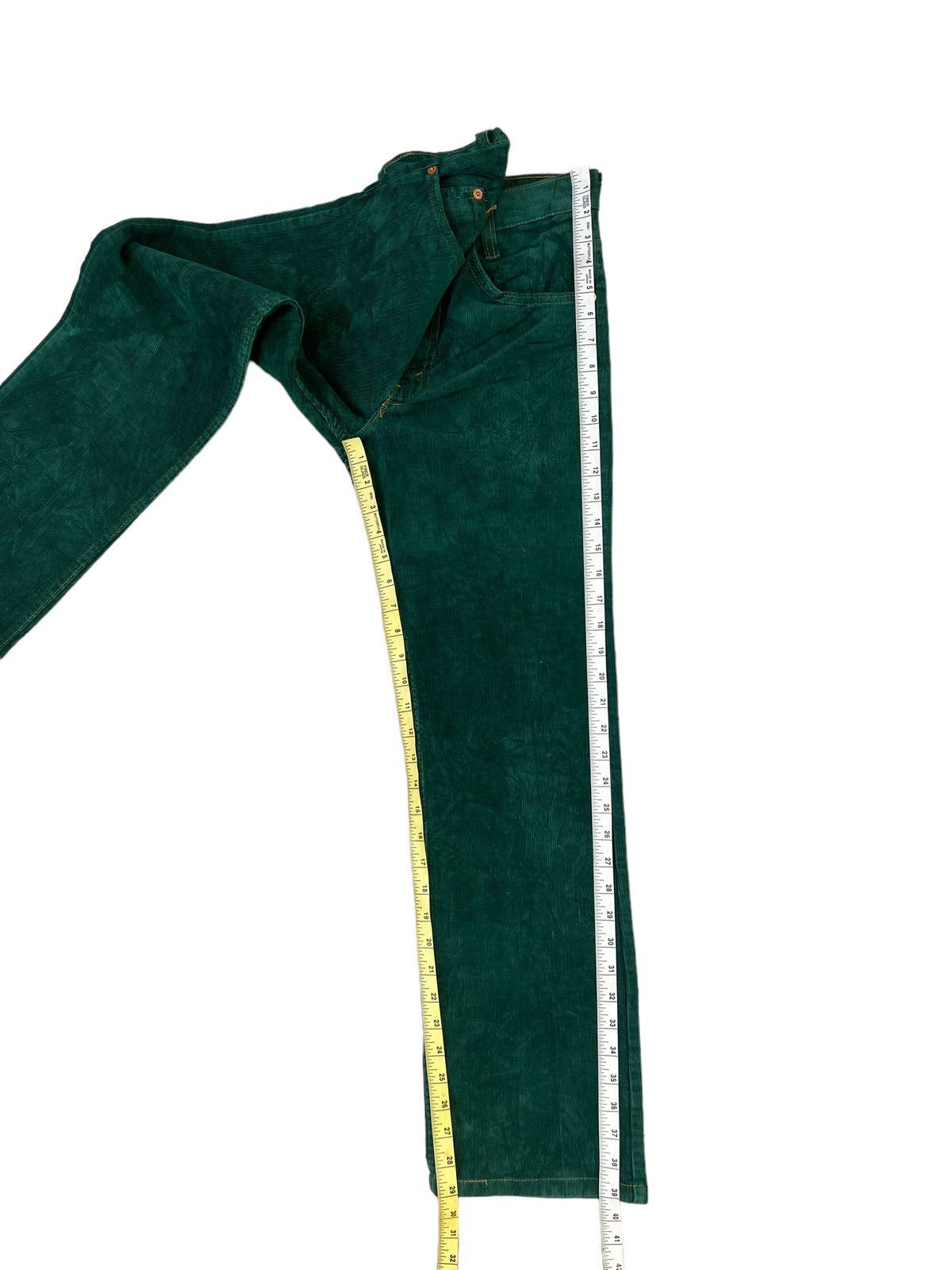 Levi's Vintage 70s Levi’s Orange Tab Faded Green Corduroy Pant Size US 29 - 5 Thumbnail