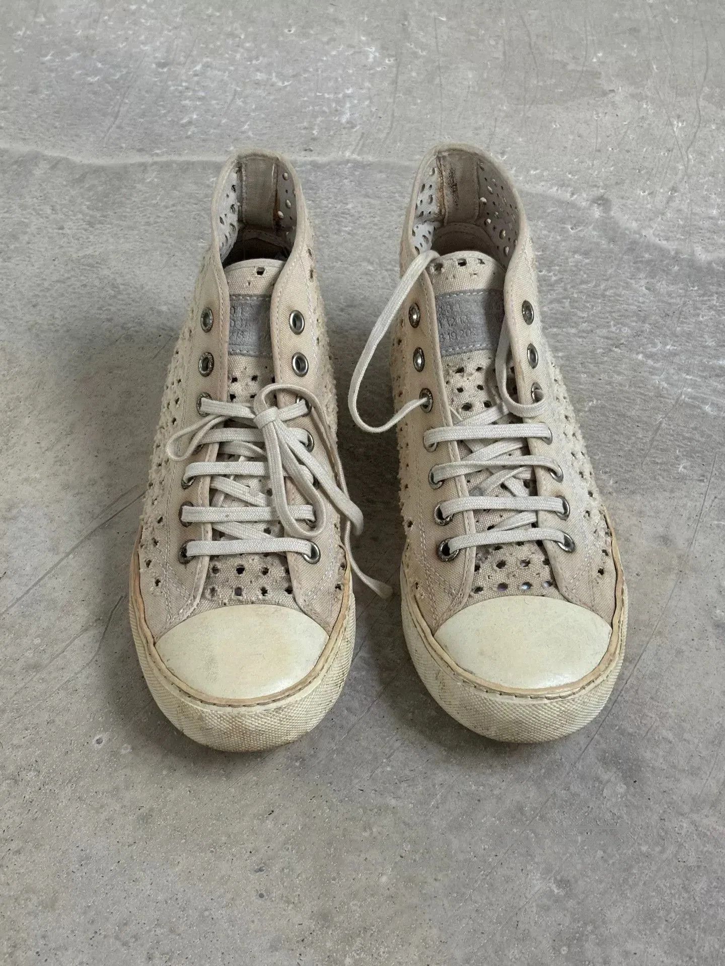 Maison Margiela Maison Martin Margiela Punk High Top Sneakers. Size US 10 / EU 43 - 2 Thumbnail