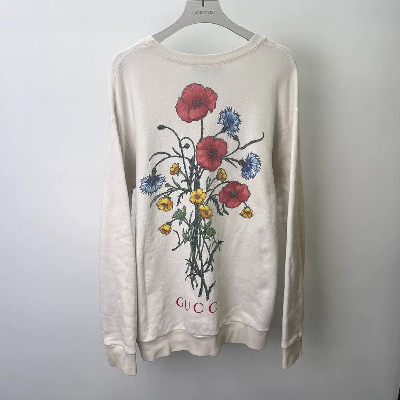 Gucci Gucci Beige piper sweatshirt Size US L / EU 52-54 / 3 - 2 Thumbnail