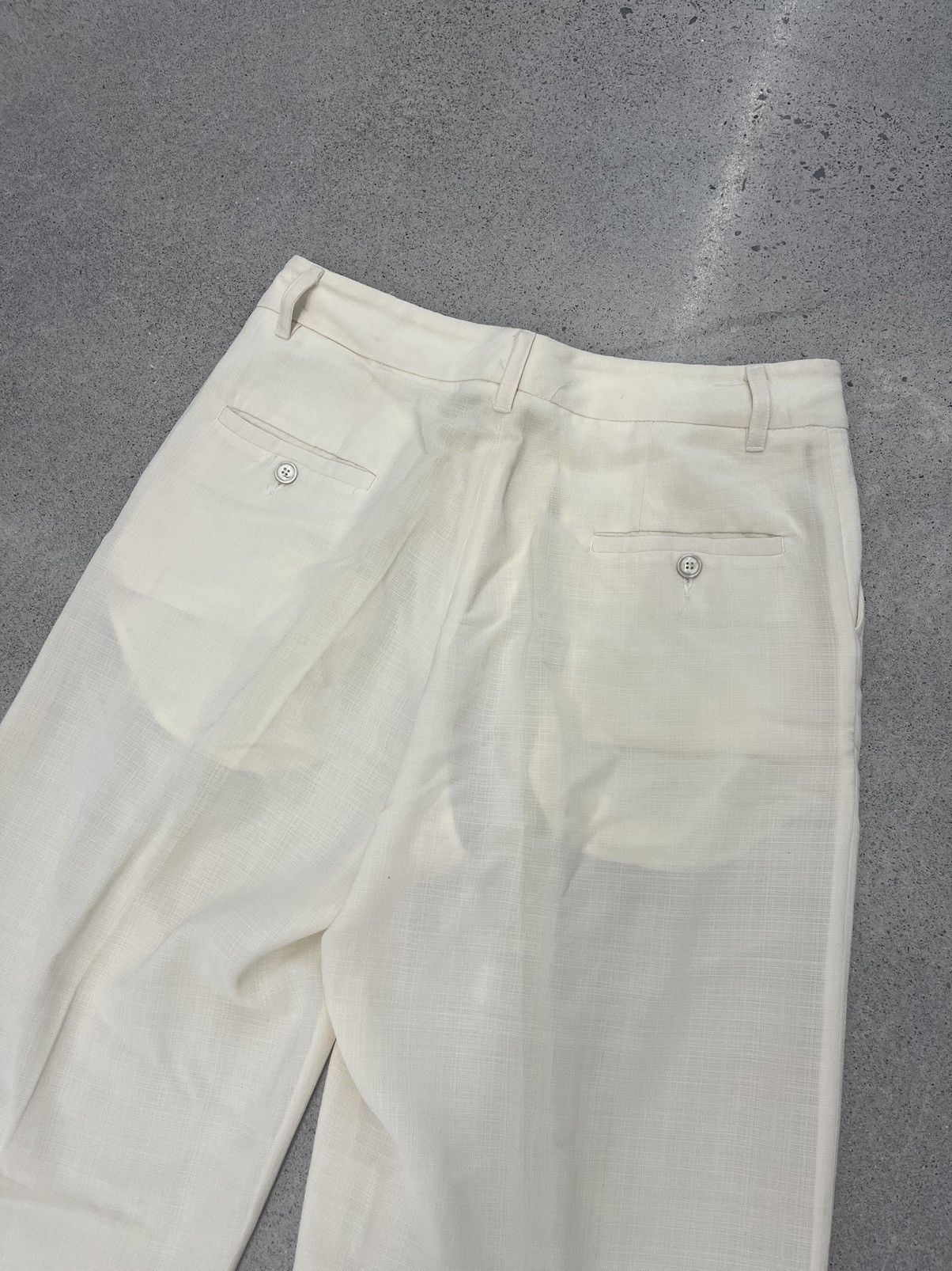 Rick Owens Rick Owens Mainline Women’s Linen Pants Size US 30 / EU 46 - 4 Thumbnail