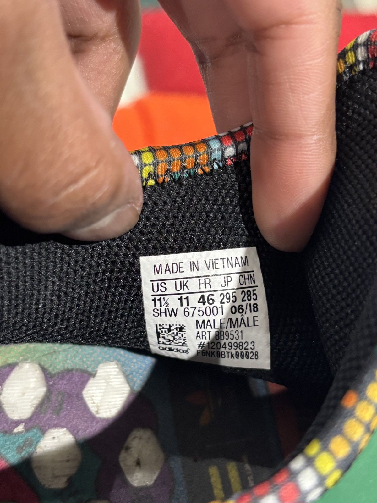 Adidas Adidas NMD Hu Pharrell Solar Pack Mother Size: 11.5 Size US 11.5 / EU 44-45 - 7 Thumbnail