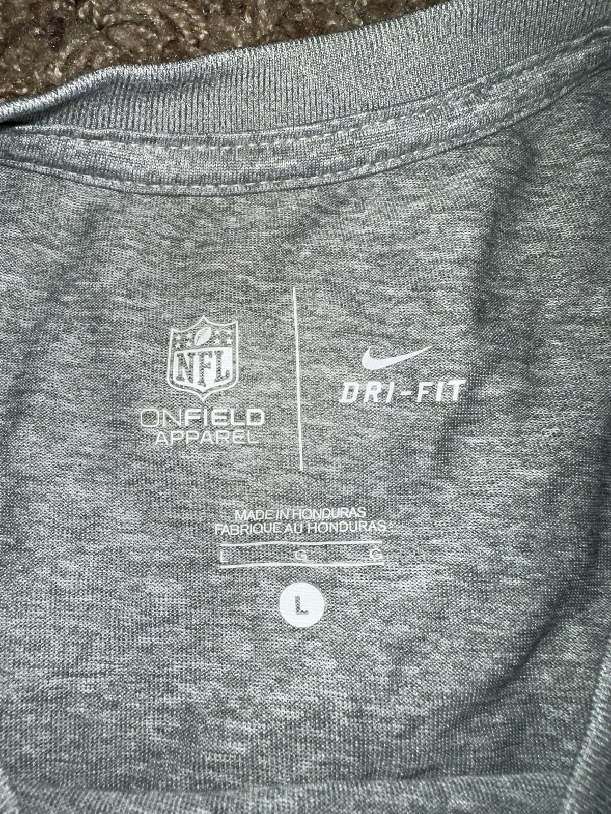 Nike Vintage Nike Men’s NFL LA Rams Dri-Fit Team Issue L/S Performance T-Shirt Grey Size US L / EU 52-54 / 3 - 2 Thumbnail