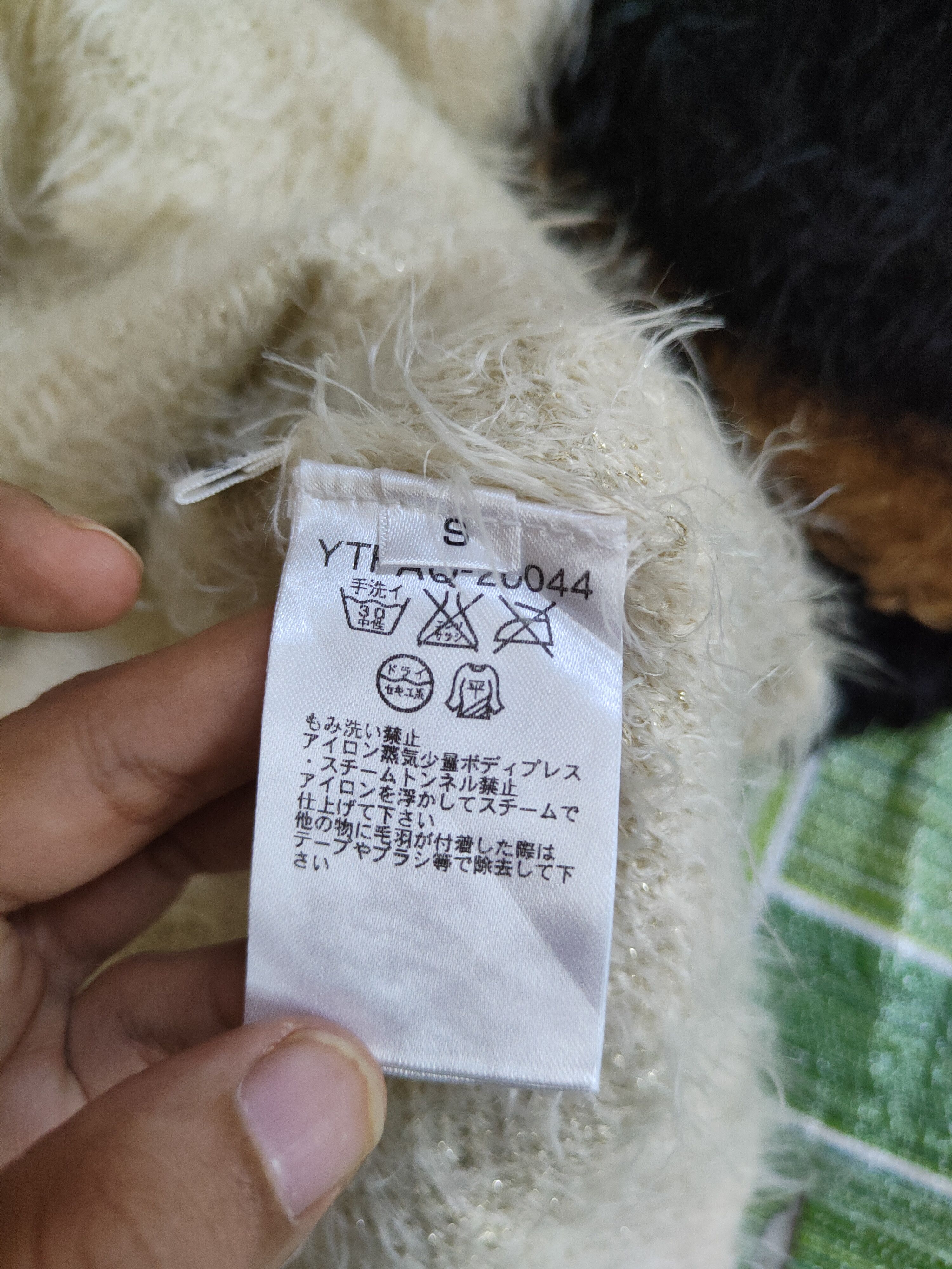 Japanese Brand × Vintage Star Art Stuff 🔥Here's Avenue Cream Fur Mohair Knitwear Size S / US 4 / IT 40 - 12 Thumbnail