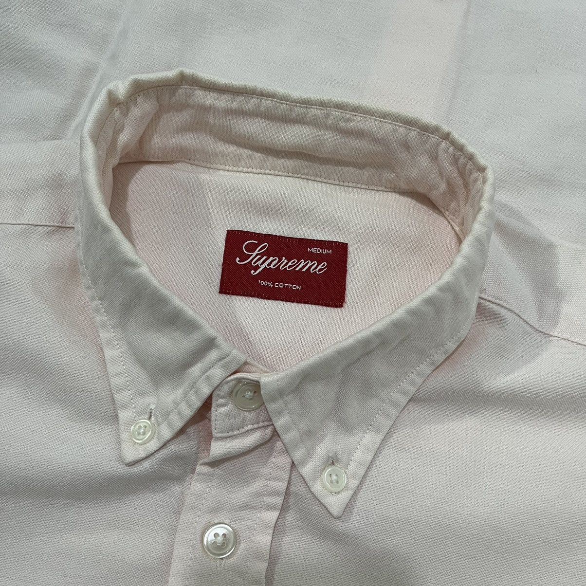 Supreme × Vintage Supreme Loose Fit Oxford S/S Shirt Pink Size US M / EU 48-50 / 2 - 6 Thumbnail