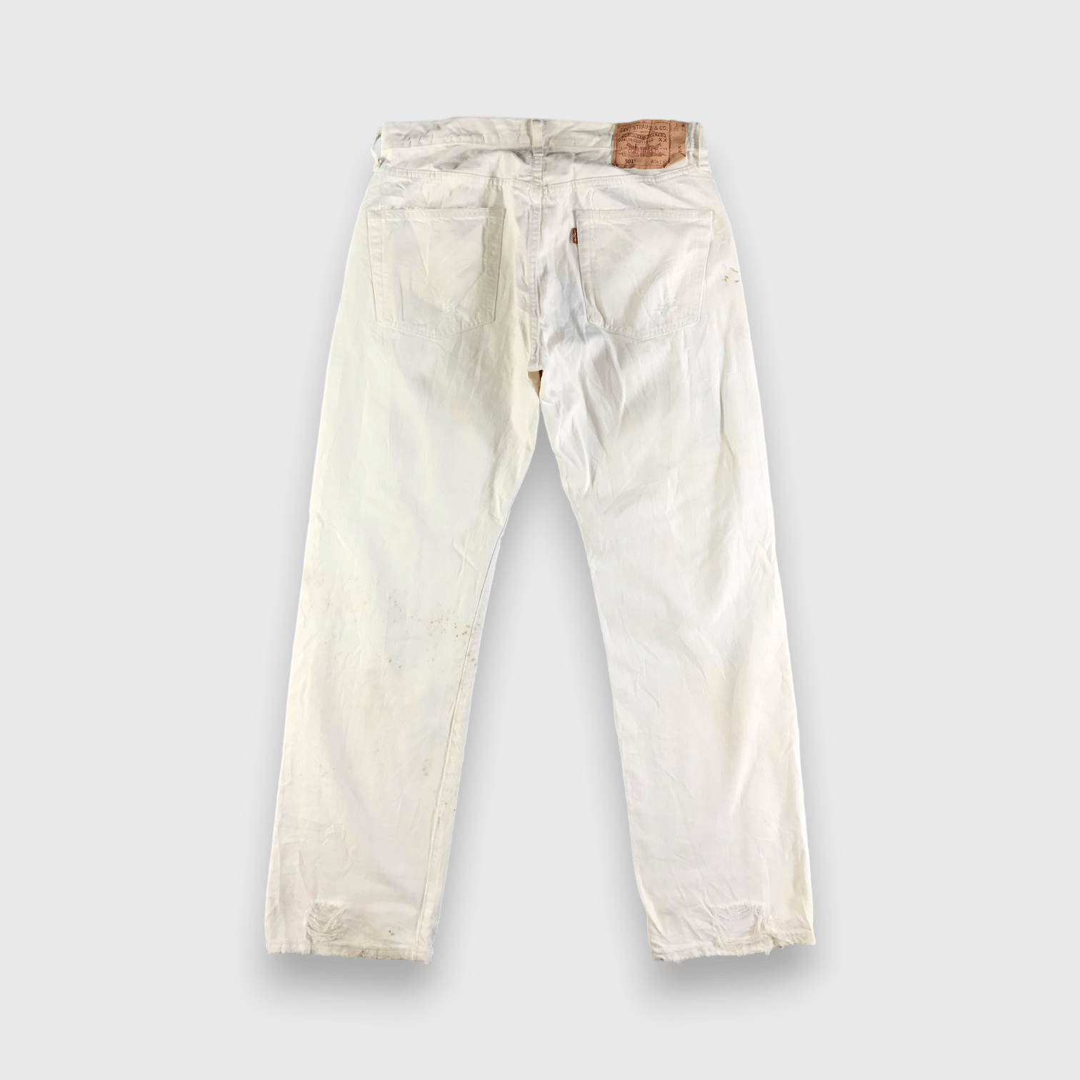 Levi's 90s Vintage Light Wash Levis 501 Jeans-J3988 Size US 34 / EU 50 - 2 Thumbnail
