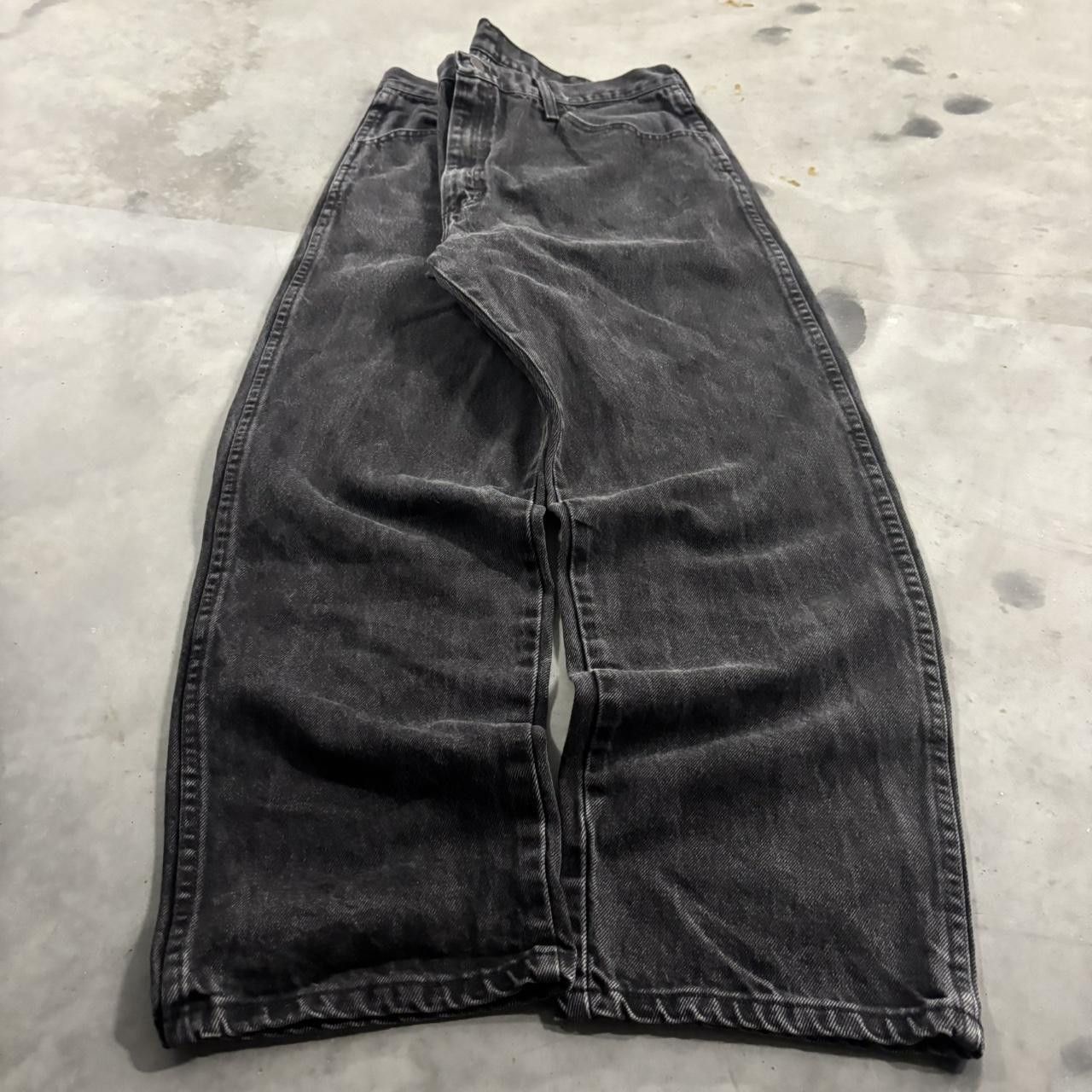 Vintage Crazy Vintage Y2K/2000s Grunge Black Essential Denim Jeans! 36x28 Size US 36 / EU 52 - 3 Thumbnail