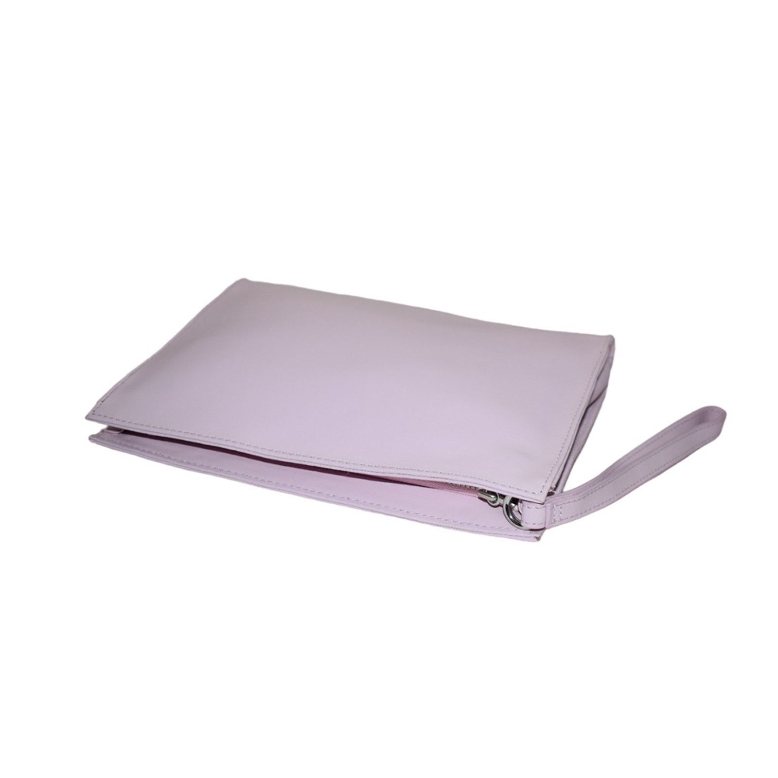Handmade New Pink Leather Clutch Bag Size ONE SIZE - 3 Thumbnail