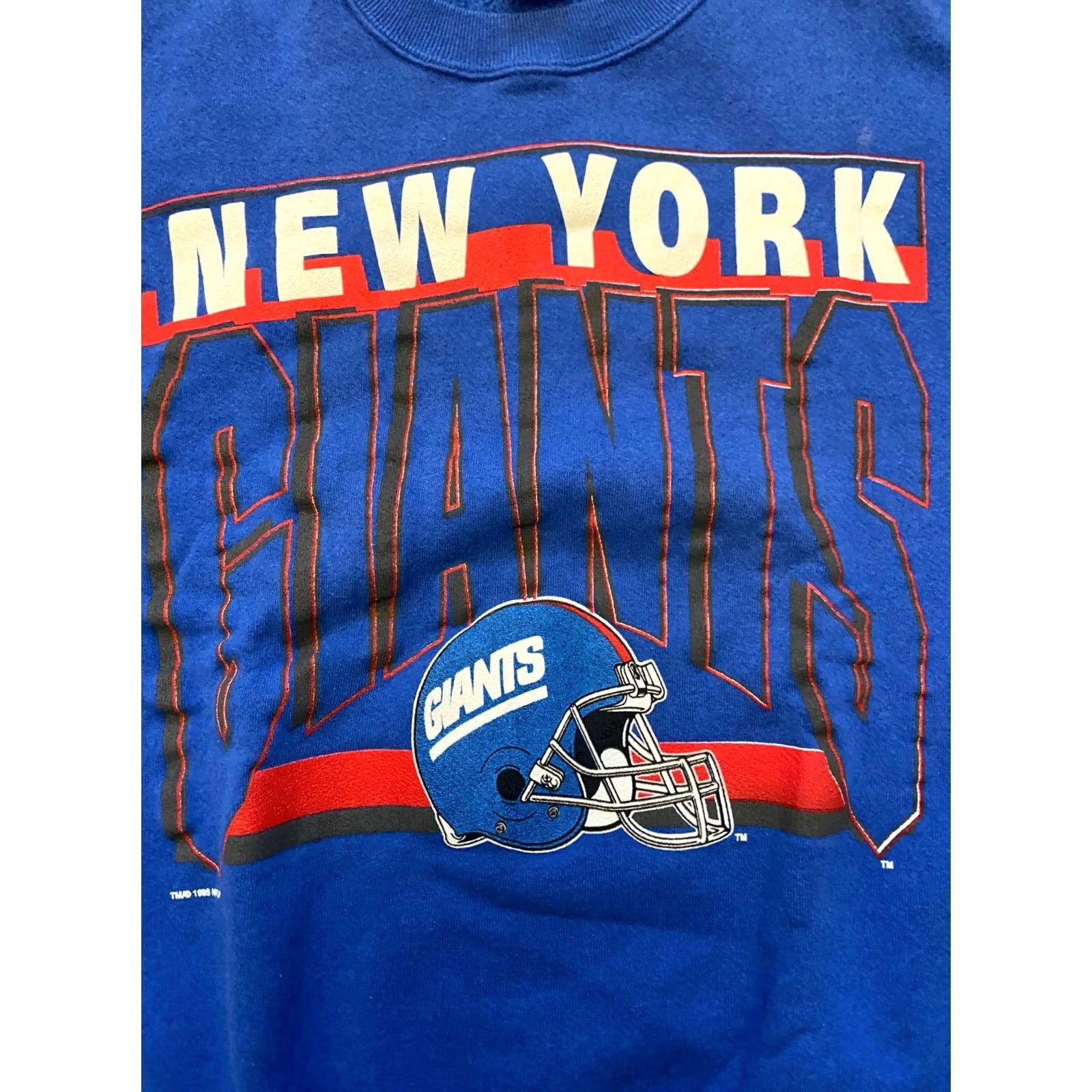 Fruit Of The Loom VINTAGE 1995 NY GIANTS Sweatshirt Crewneck Mens Large Blue FTL Logo Football Giants Shirt Size US L / EU 52-54 / 3 - 4 Thumbnail