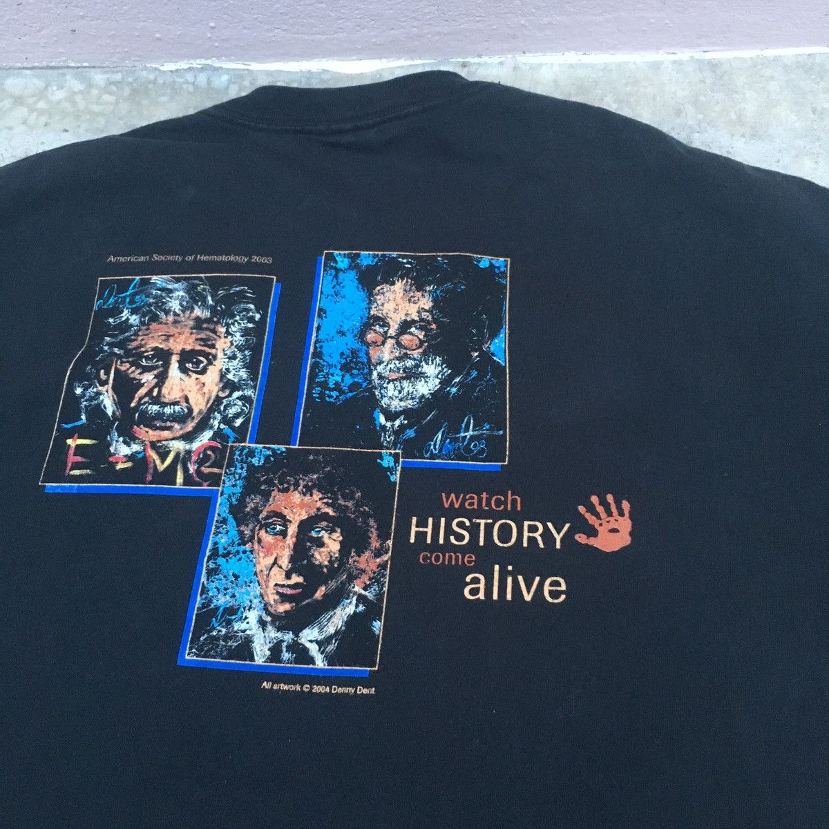 Hanes × Vintage Vintage 2003 History Of Innovation Black Tee Size US XL / EU 56 / 4 - 1 Thumbnail