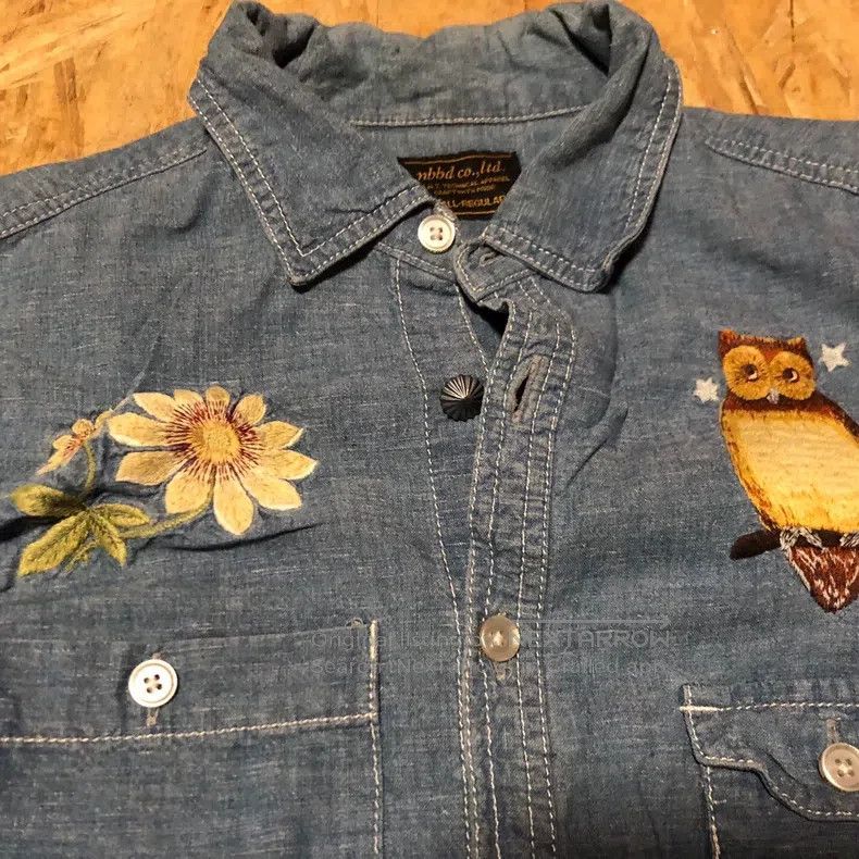 Neighborhood Neighborhood Embroidered Shirt, Dress Shirt Size US S / EU 44-46 / 1 - 3 Thumbnail