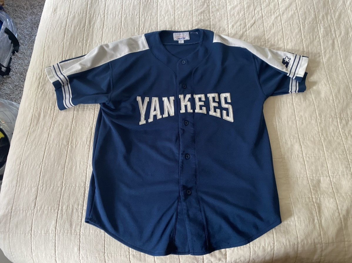 New York Yankees × Starter × Vintage Vintage Bernie Williams jersey Xl Size US XL / EU 56 / 4 - 1 Thumbnail