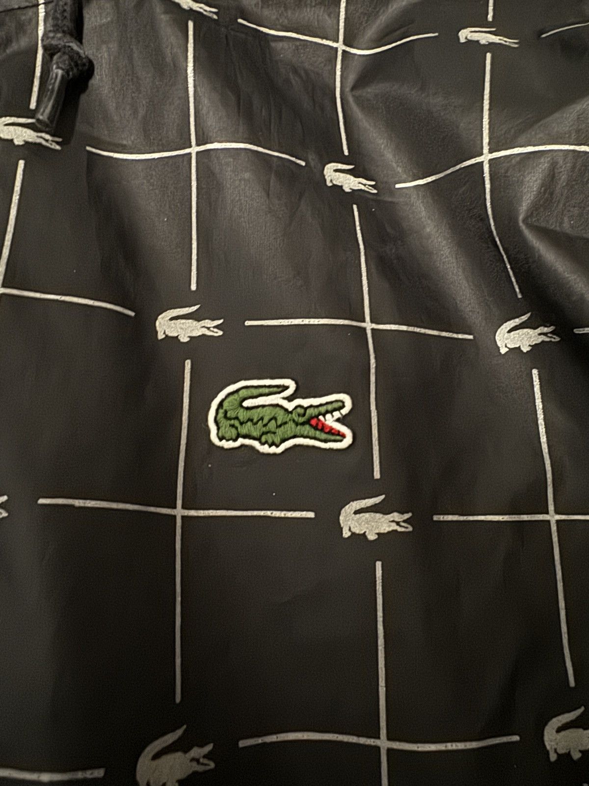Lacoste × Supreme Reflective grid nylon anorak Size US M / EU 48-50 / 2 - 4 Thumbnail