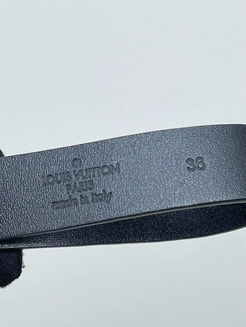 Louis Vuitton Louis Vuitton Leather belt with metal buckles belt Size ONE SIZE - 7 Thumbnail