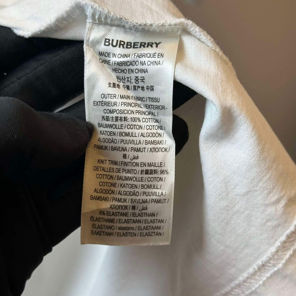 Burberry BURBERRY LOGO T SHIRT Size US M / EU 48-50 / 2 - 6 Thumbnail