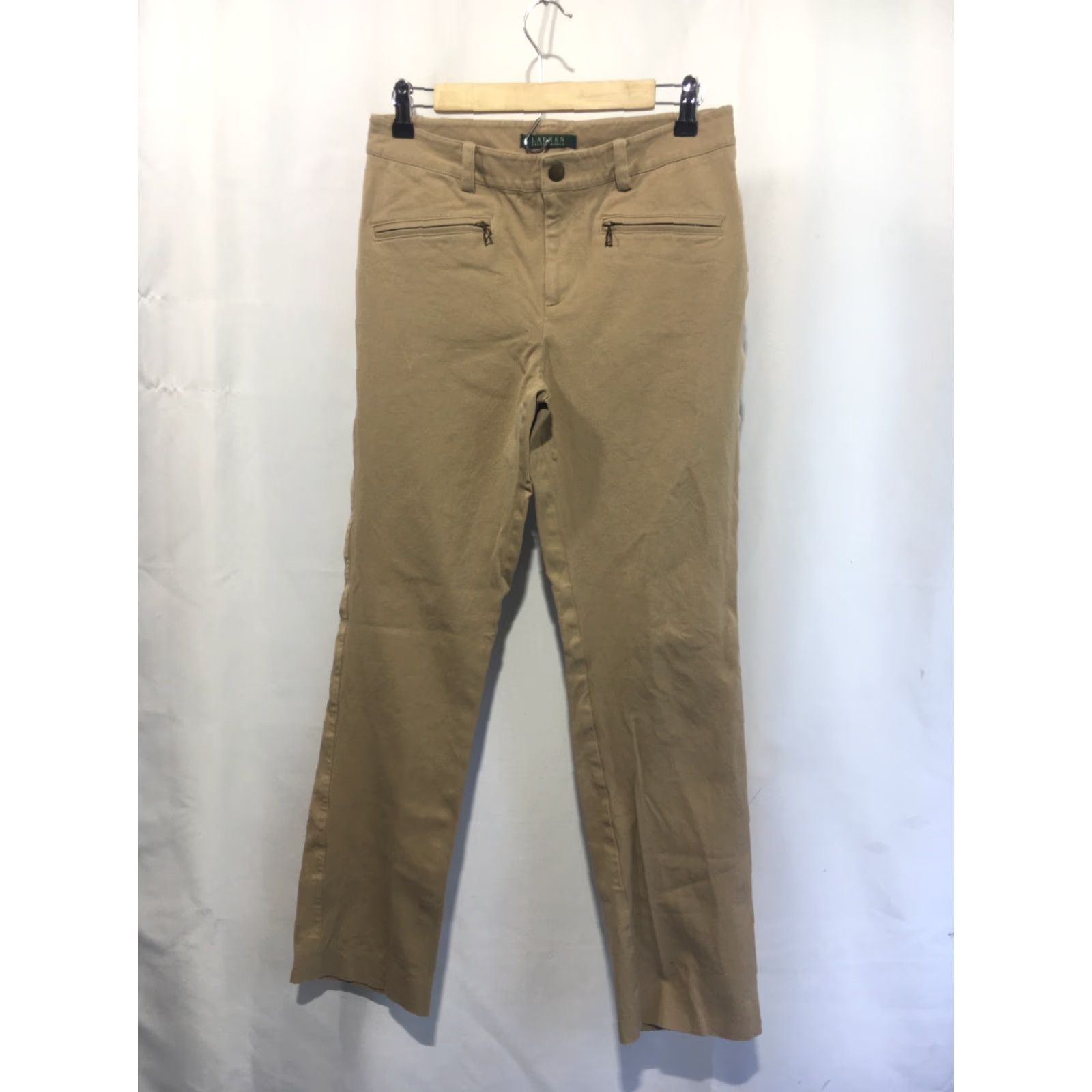 Ralph Lauren Ralph Lauren Women’s Beige Tan Khaki Classic Chino Pants Size 4 Size 30" / US 8 / IT 44 - 2 Thumbnail
