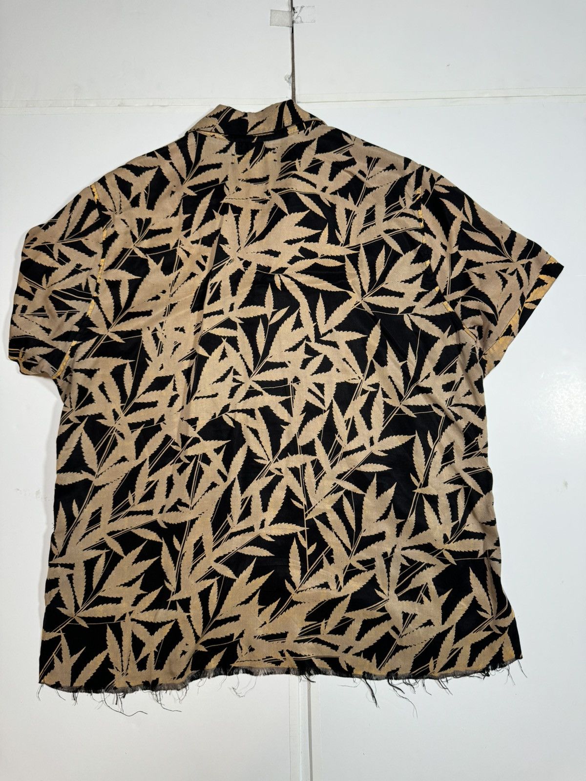 Amiri Amiri Rayon Weed Leaf Button Up Size US XXL / EU 58 / 5 - 5 Thumbnail