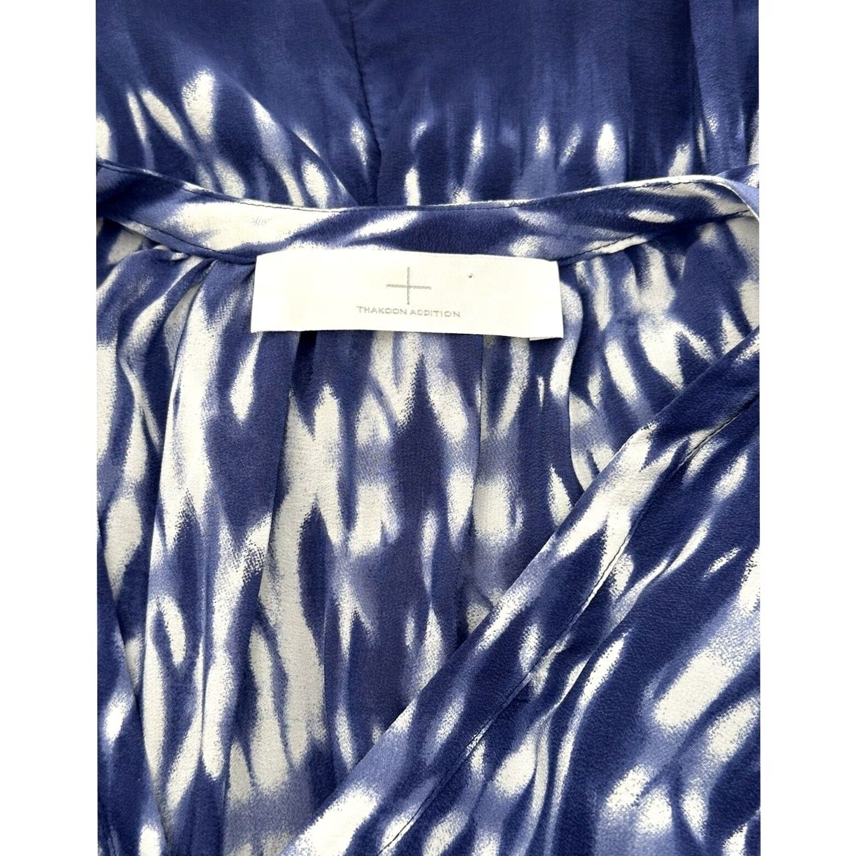 THAKOON Thakoon Addition Blue Silk Print Dress Sz S Mini Casual Colorful Designer Vacation Womens Size XS / US 0-2 / IT 36-38 - 5 Thumbnail