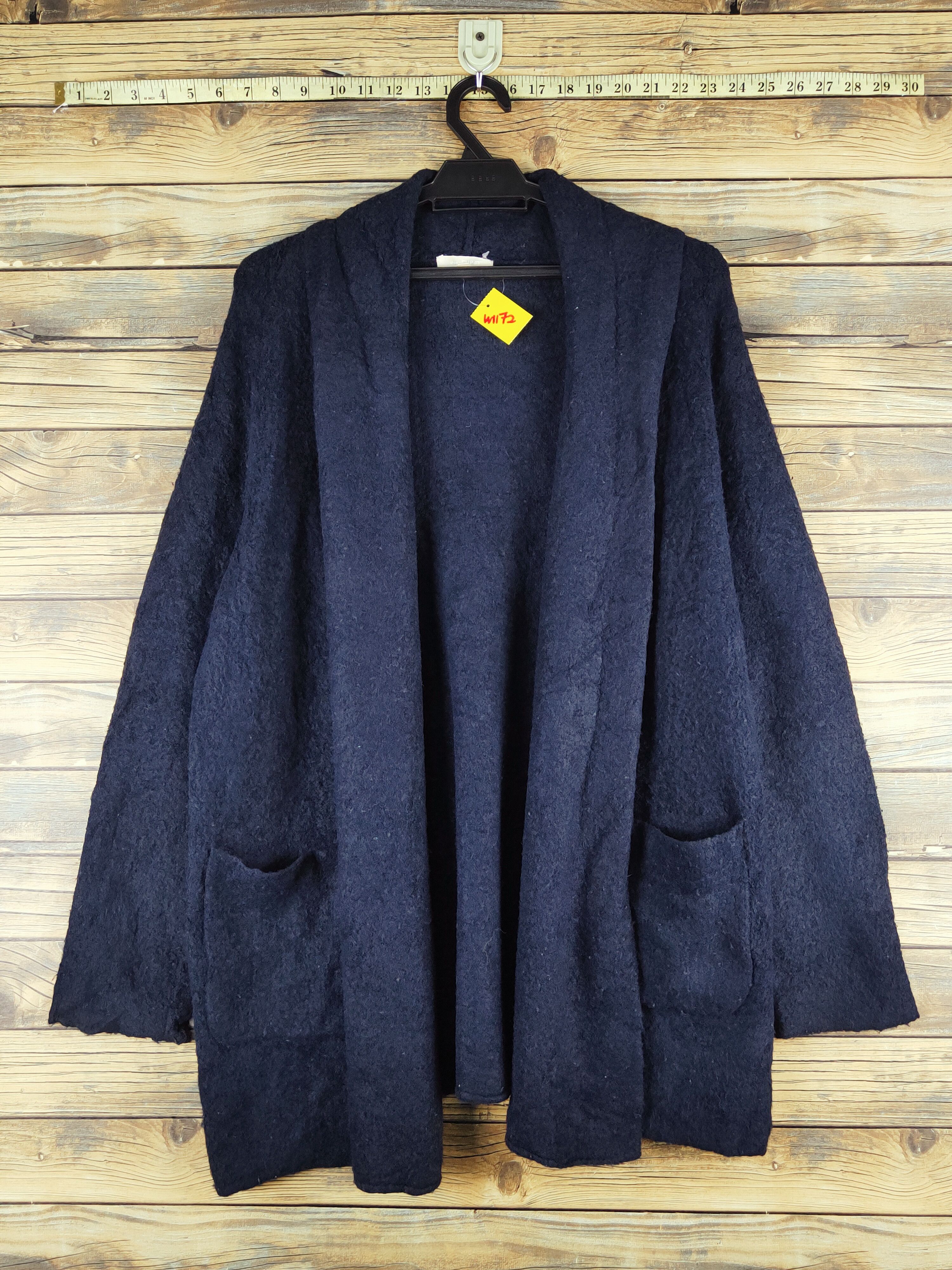Japanese Brand × Vintage Studio Clip Navy Knitwear Cardigan #W1172 Size US M / EU 48-50 / 2 - 1 Thumbnail
