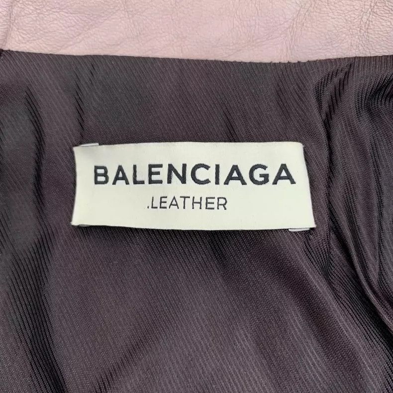 Other Balenciaga size 34 Light purple sheepskin lapel zip leathe Size XXS / US 00 / IT 34 - 5 Thumbnail