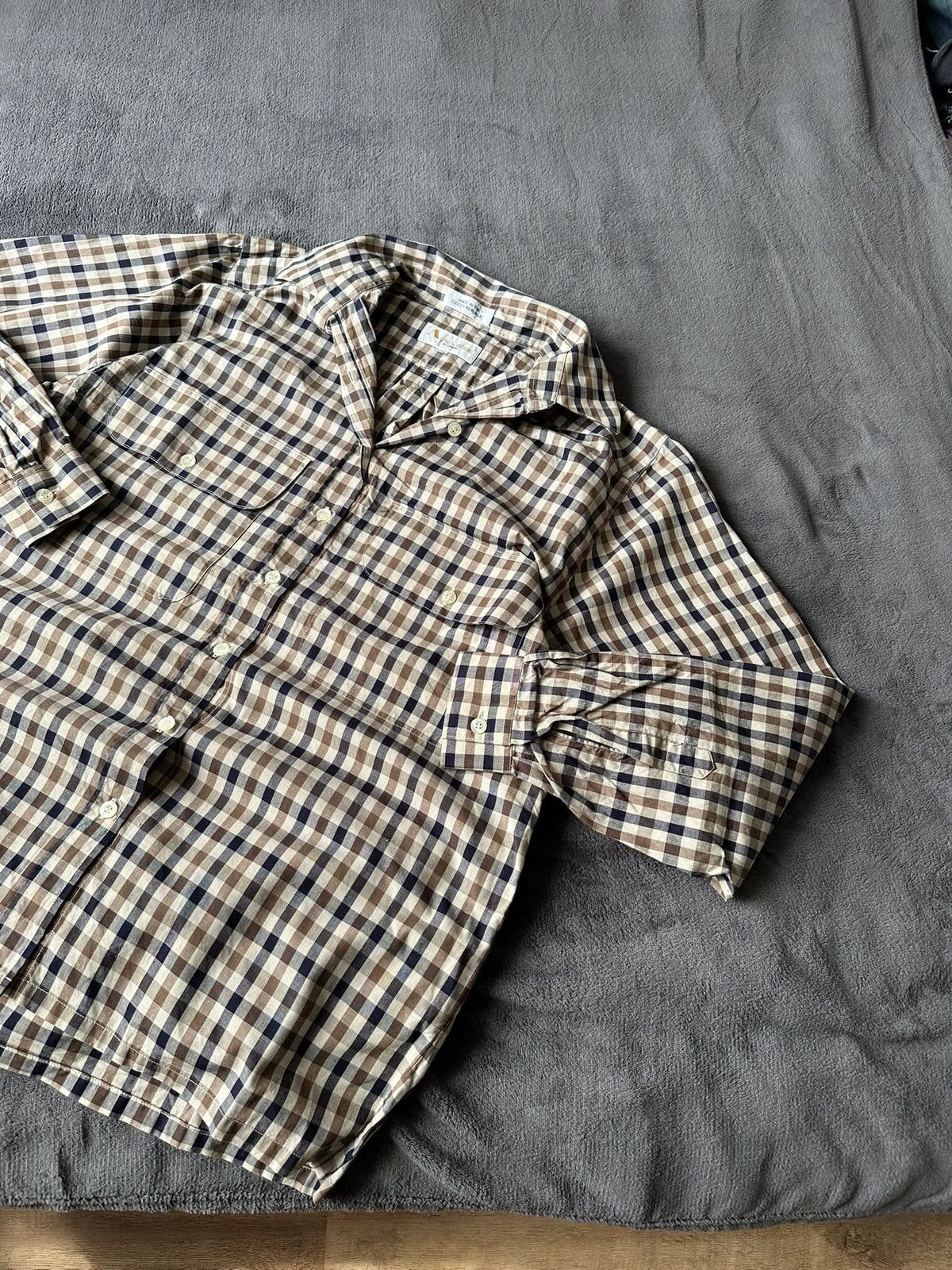 Aquascutum × Vintage Aquascutum Bottom Up Shirt NovaCheck Size M Size US M / EU 48-50 / 2 - 2 Thumbnail