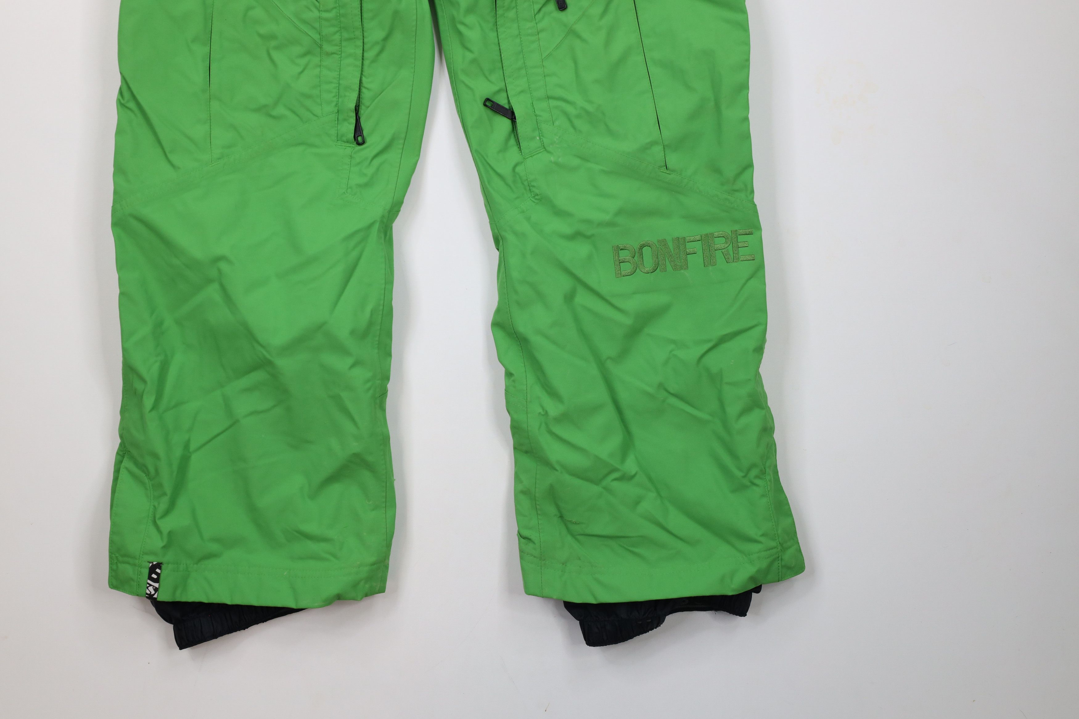 Vintage Bonfire Snowboarding Classic Fit Fusion Snow Pants Green Size US 32 / EU 48 - 4 Thumbnail