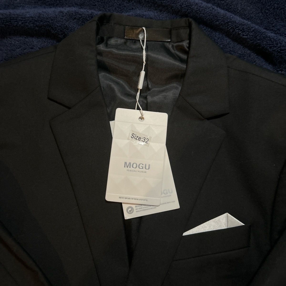 Other Men’s Black Mogu Blazer Size 34S - 3 Thumbnail