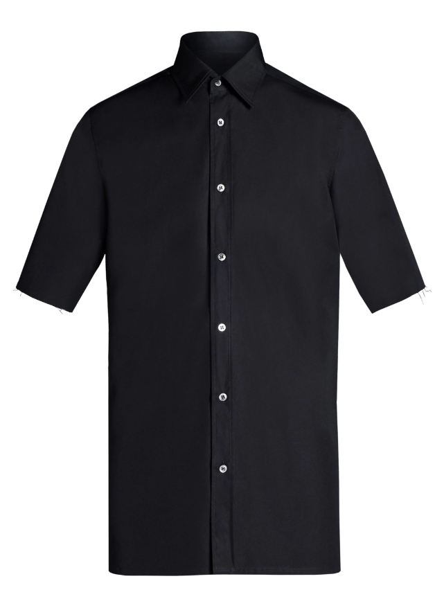 Maison Margiela BNWT AW23 MAISON MARGIELA FOUR STITCH SHORT SLEEVE SHIRT 41 Size US M / EU 48-50 / 2 - 11 Thumbnail