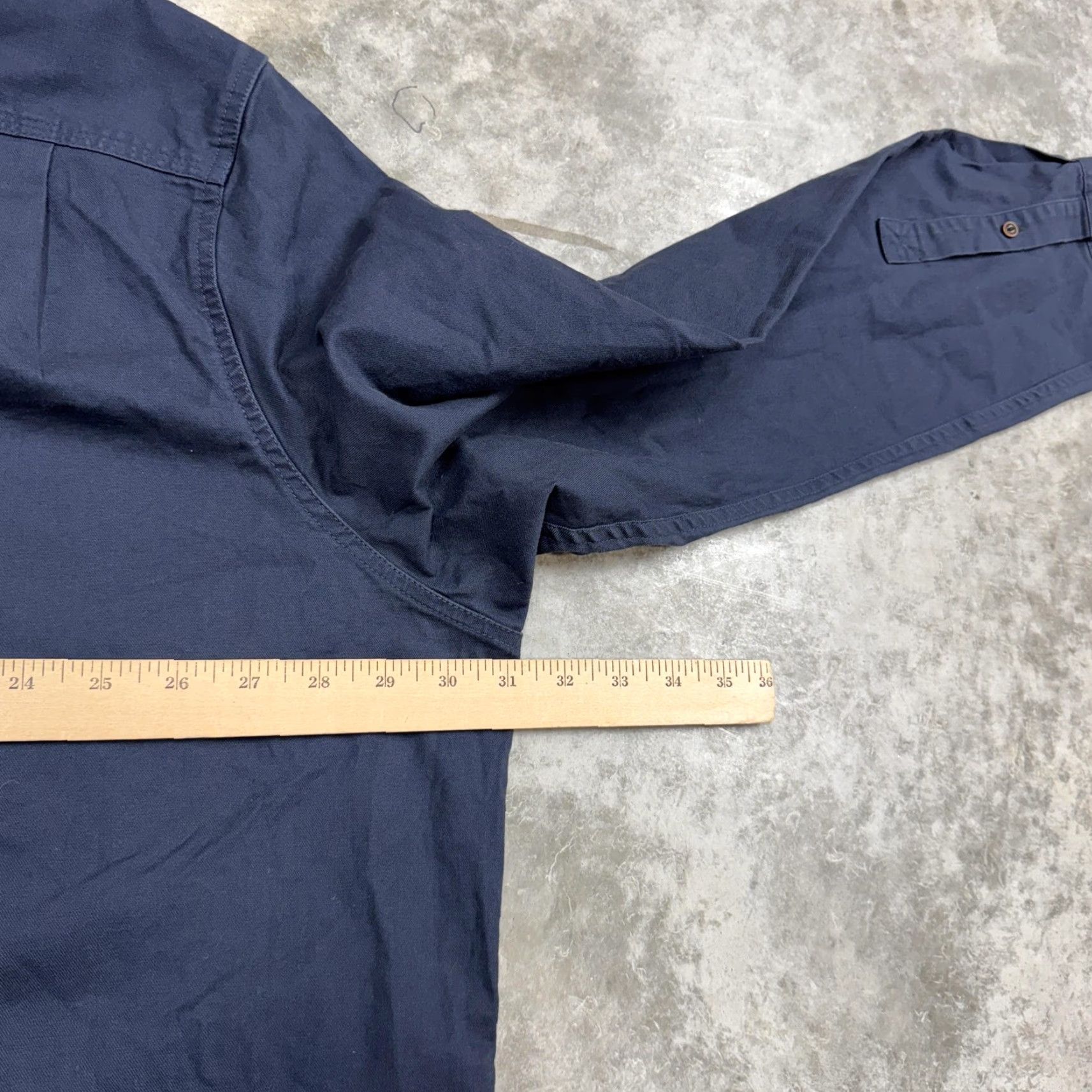 Vintage L.L.Bean Shirt Mens 3XL Navy BeanFlex Traditional Fit Long Sleeve Button Down Size US XXL / EU 58 / 5 - 6 Thumbnail