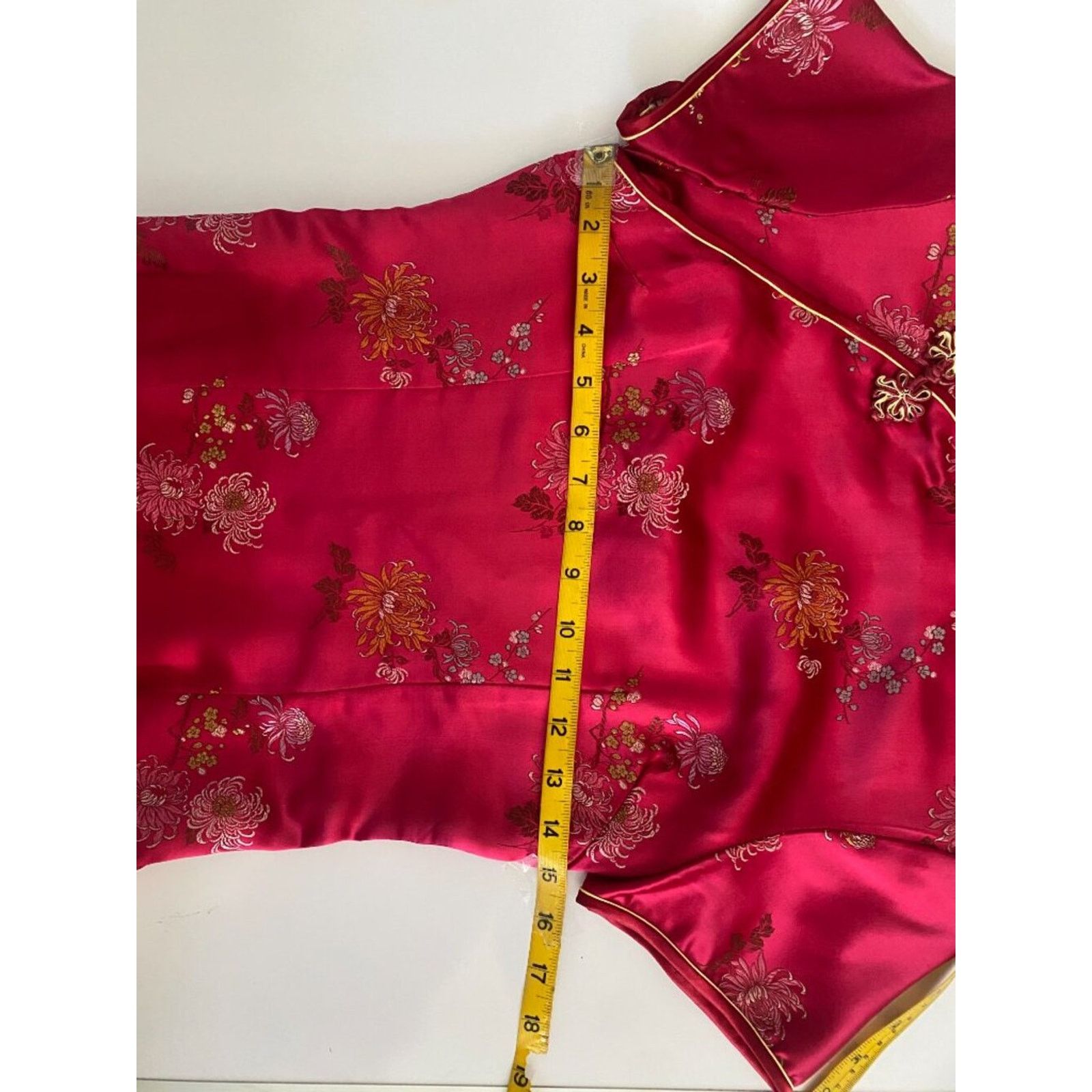 Vintage Traditional Chinese Dress, Cheongsam Size XS / US 0-2 / IT 36-38 - 6 Thumbnail