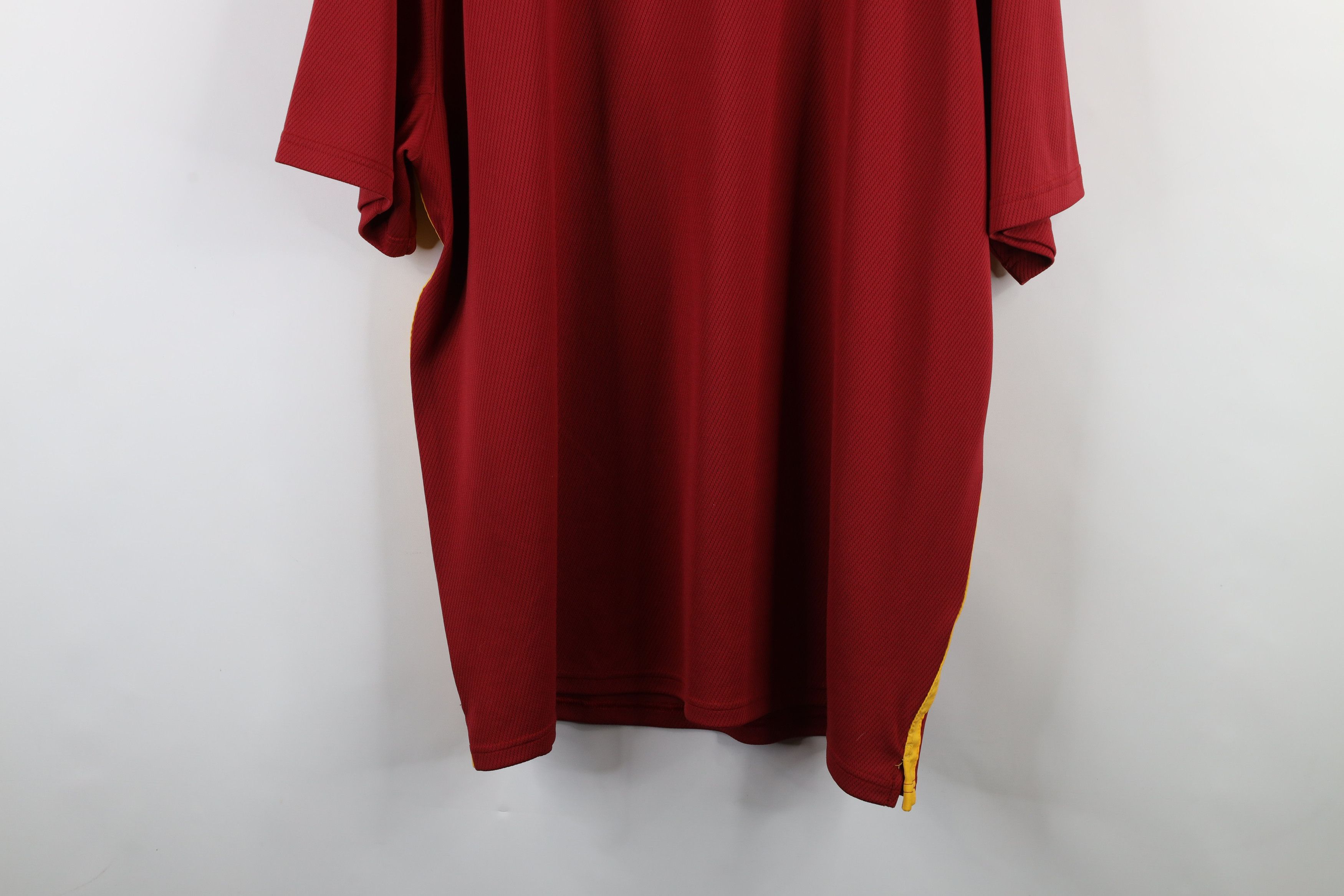 Nike × Vintage Nike Dri-Fit Iowa State University Collared Golf Polo Red Size US XXL / EU 58 / 5 - 14 Thumbnail