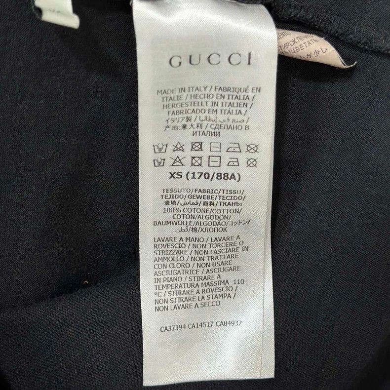 Gucci Black Hawaiian Logo Short Sleeve TShirt-2505 Size XS / US 0-2 / IT 36-38 - 6 Thumbnail