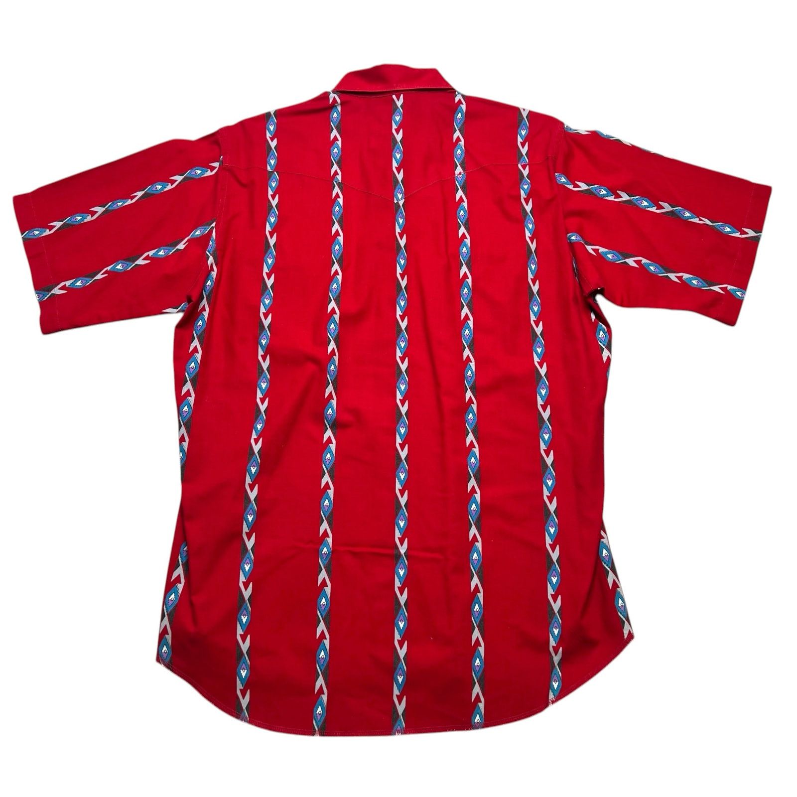 Wrangler Vintage Wrangler Cowboy Cut Western Shirt Aztec Stripe XL Size US XL / EU 56 / 4 - 6 Thumbnail