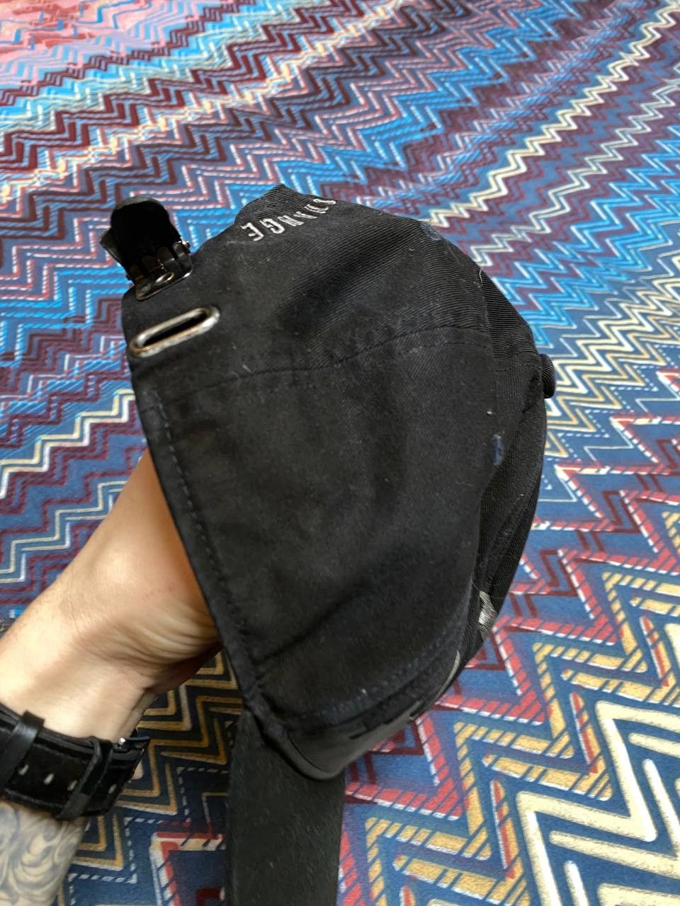 Armani Exchange × Vintage Vintage Armani Exchange Faded Cap Hat Size ONE SIZE - 8 Thumbnail