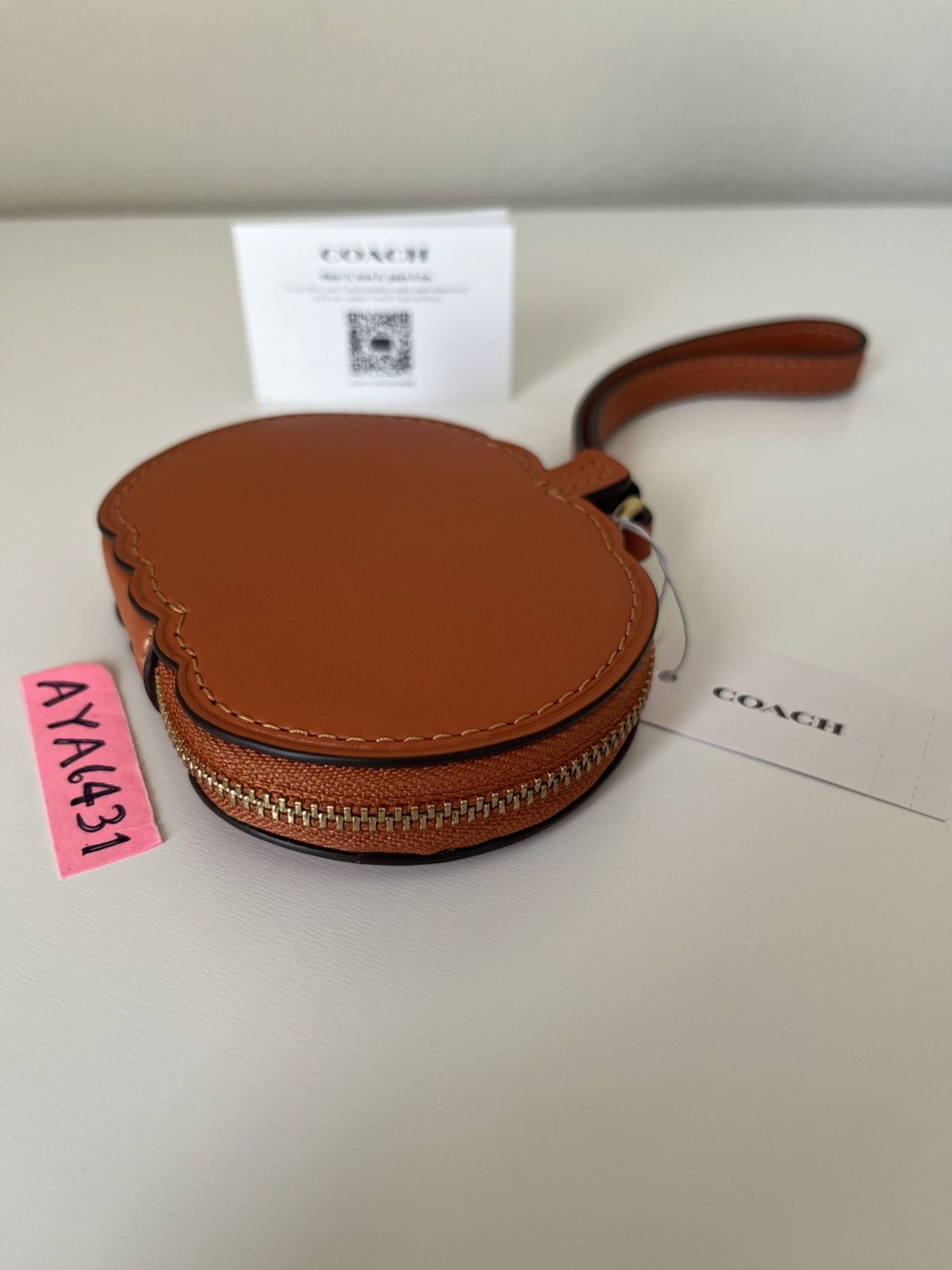 Coach Coach Pumpkin Coin Case Size ONE SIZE - 3 Thumbnail
