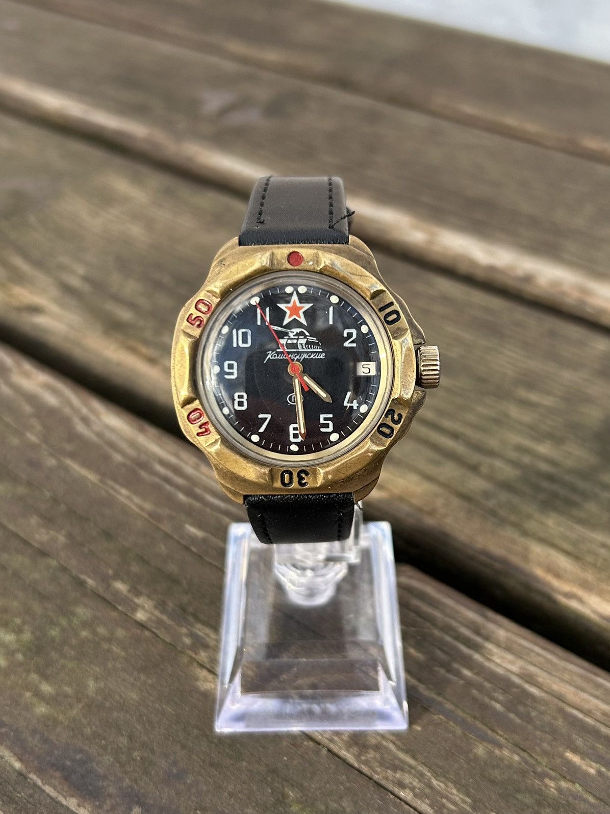 Vintage Vintage Watch Soviet USSR Mechanical Wostok Komandirskie Size ONE SIZE - 3 Thumbnail