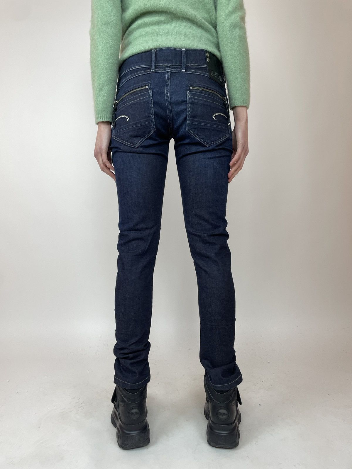 Other G-star RAW FENDER Skinny Womens biker jeans size W28 L30 Size 28" / US 6 / IT 42 - 3 Thumbnail