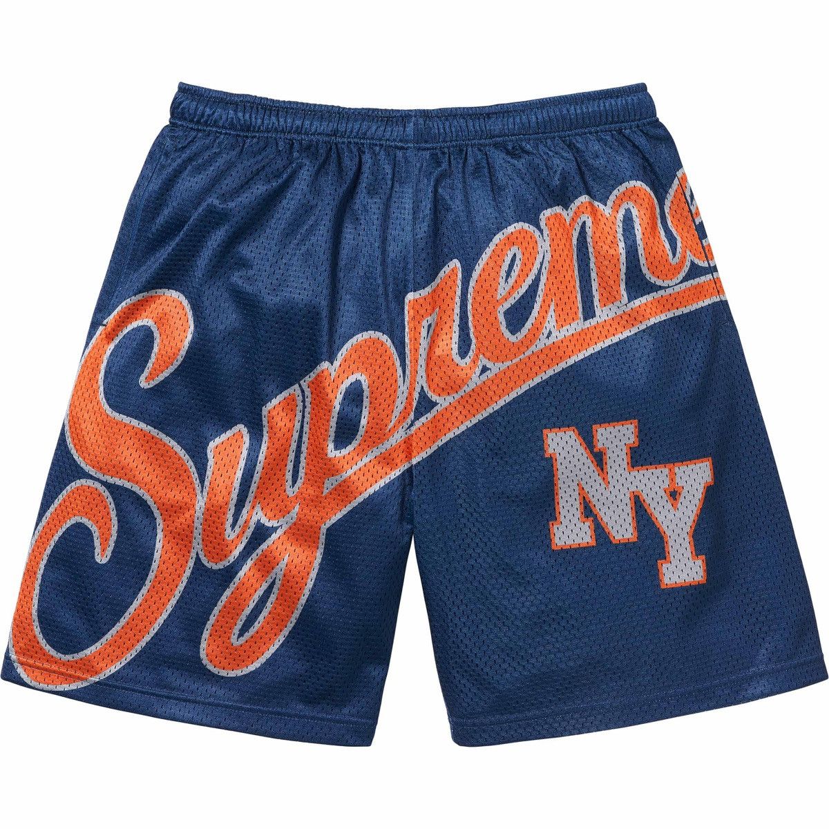 Supreme Big Script Mesh Short SS24 Navy Men