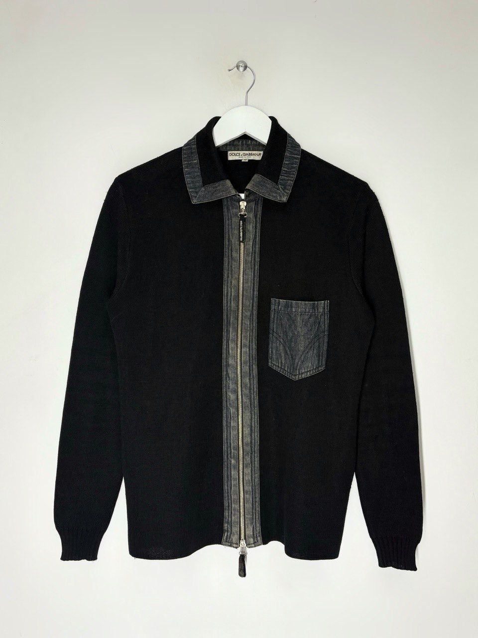 Dolce & Gabbana Dolce&Gabbana Vintage 90s Big Logo Archive Full Zip Sweater Size US M / EU 48-50 / 2 - 2 Thumbnail