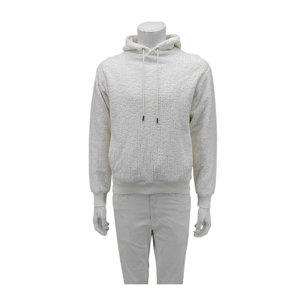 Dior Dior Homme Oblique Terry Hoodie White XS Size US XS / EU 42 / 0 - 1 Thumbnail