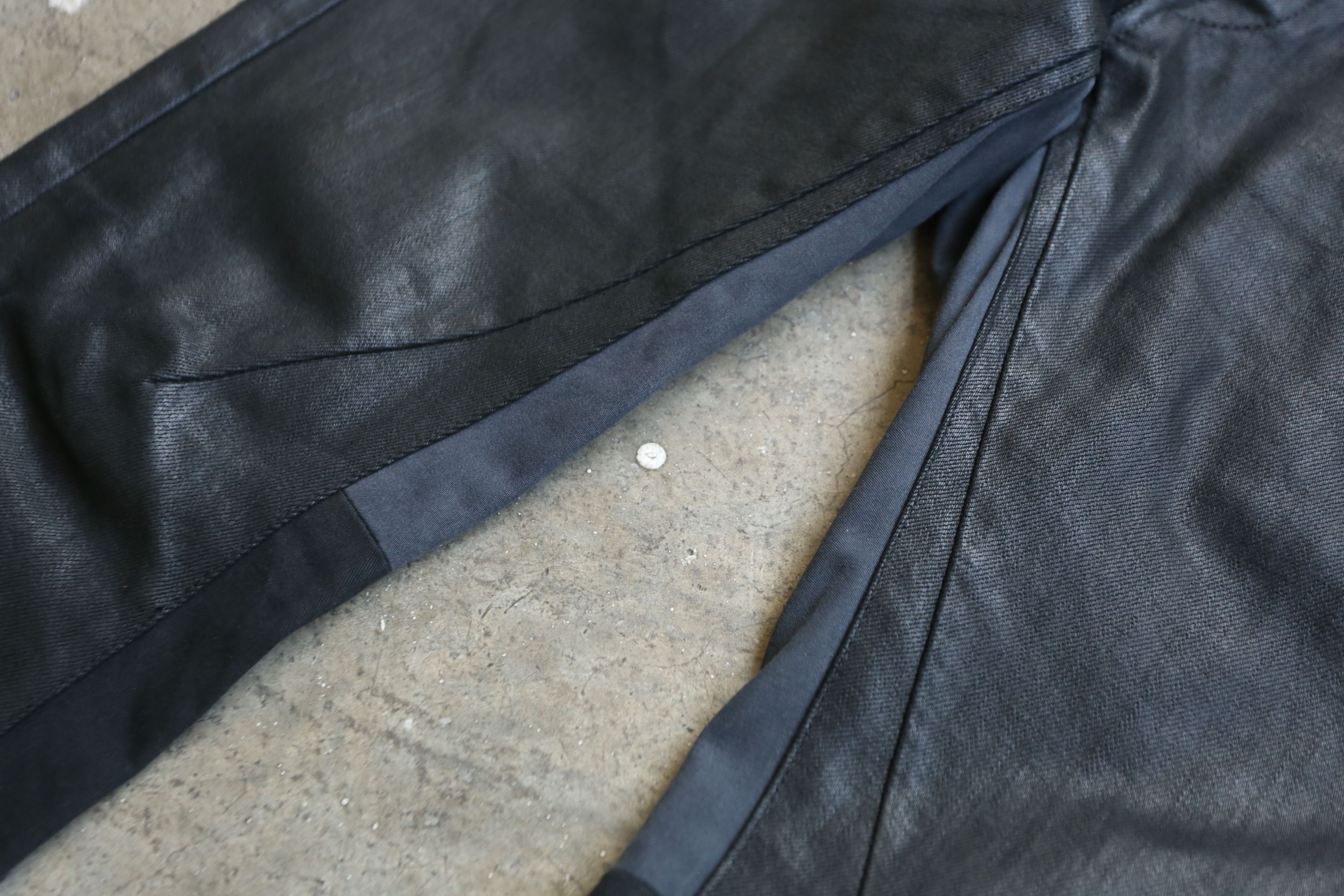 Rick Owens Drkshdw RO DRKSHDW - Detroit Cut Deconstructed Waxed Denim Jean Size US 30 / EU 46 - 4 Thumbnail